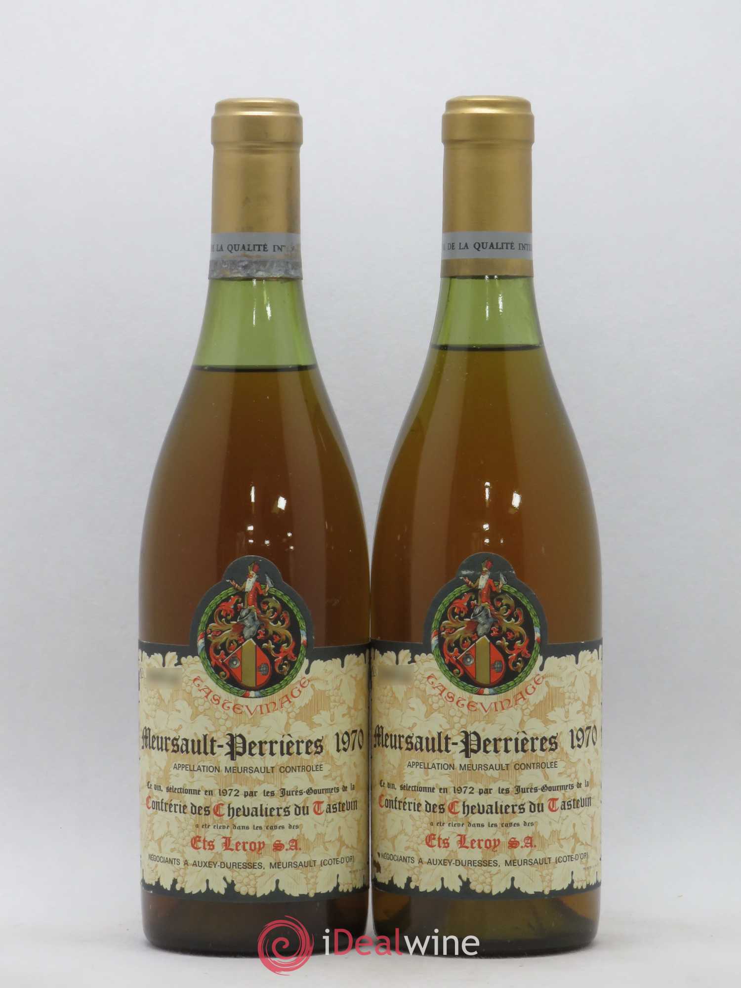 Meursault 1er Cru Perrieres Leroy SA Tastevinage 1970 - Posten von 10 Flaschen - 3