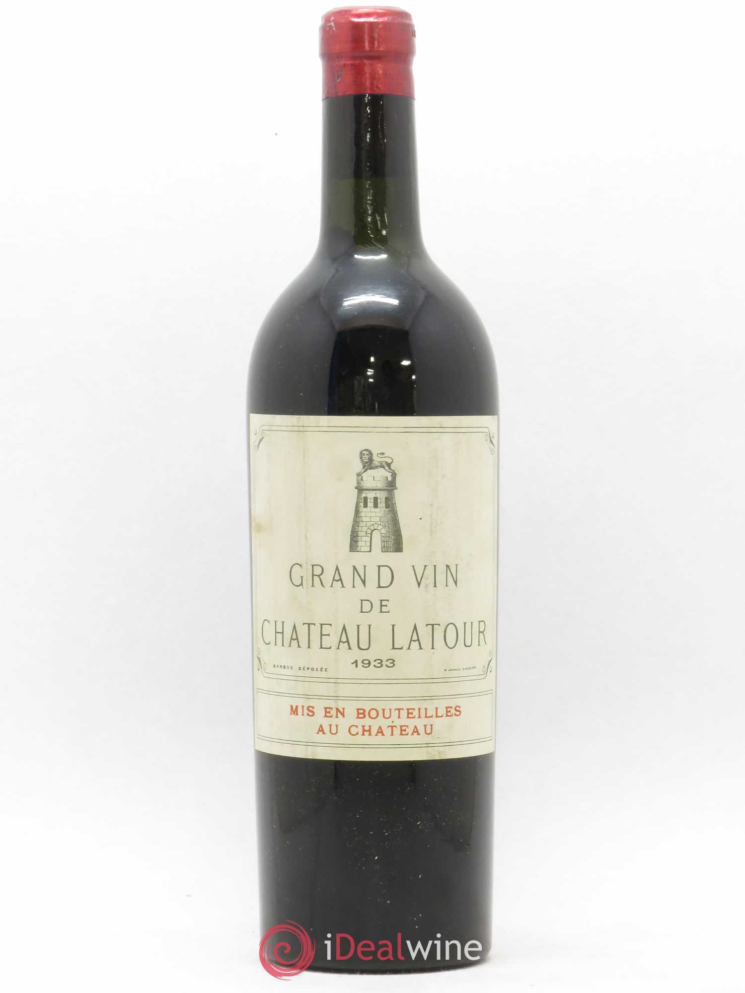 Château Latour 1er Grand Cru Classé 1933 - Lot de 1 bouteille - 0