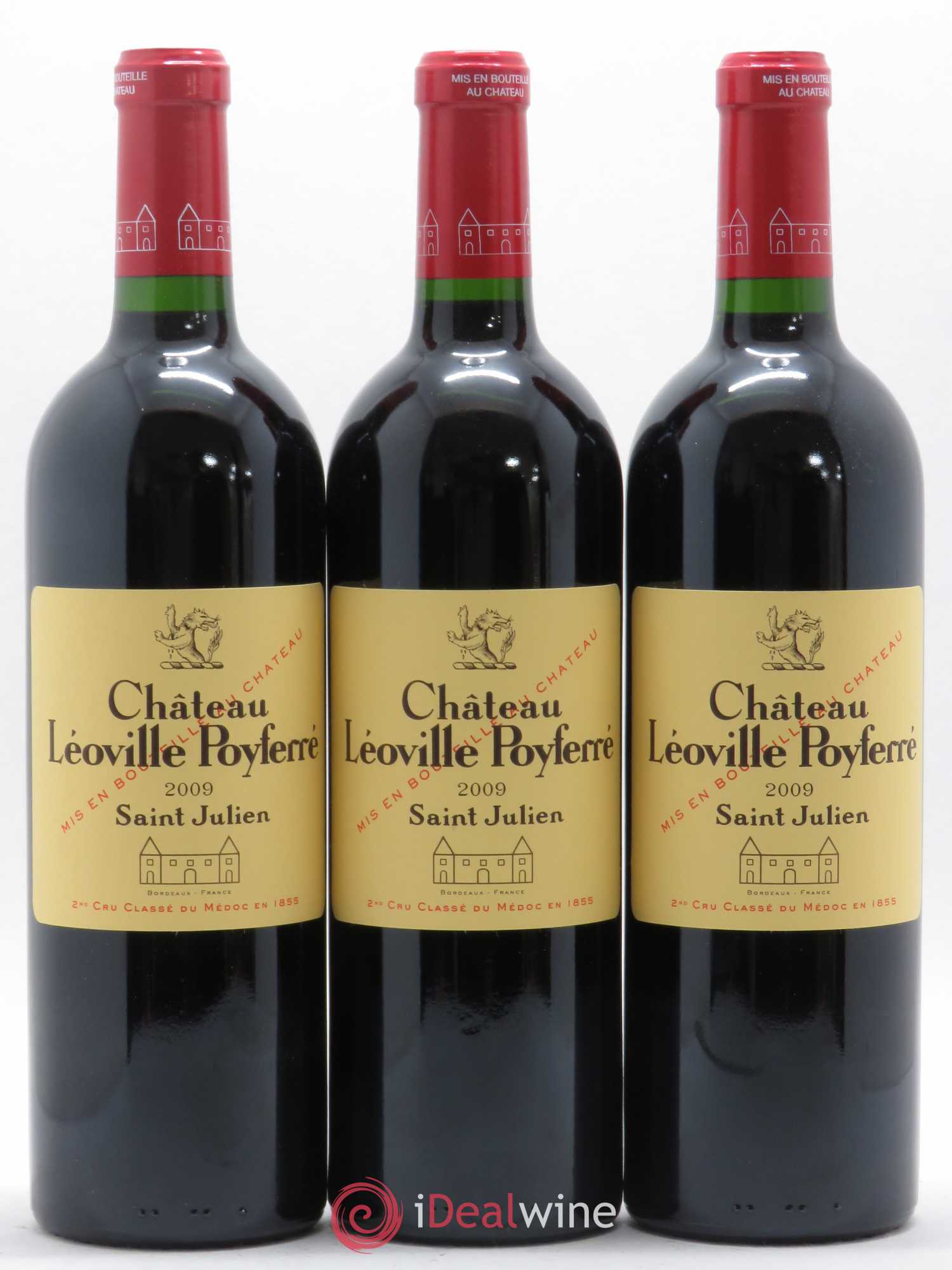 Château Léoville Poyferré 2ème Grand Cru Classé 2009 - Lot de 6 bouteilles - 1