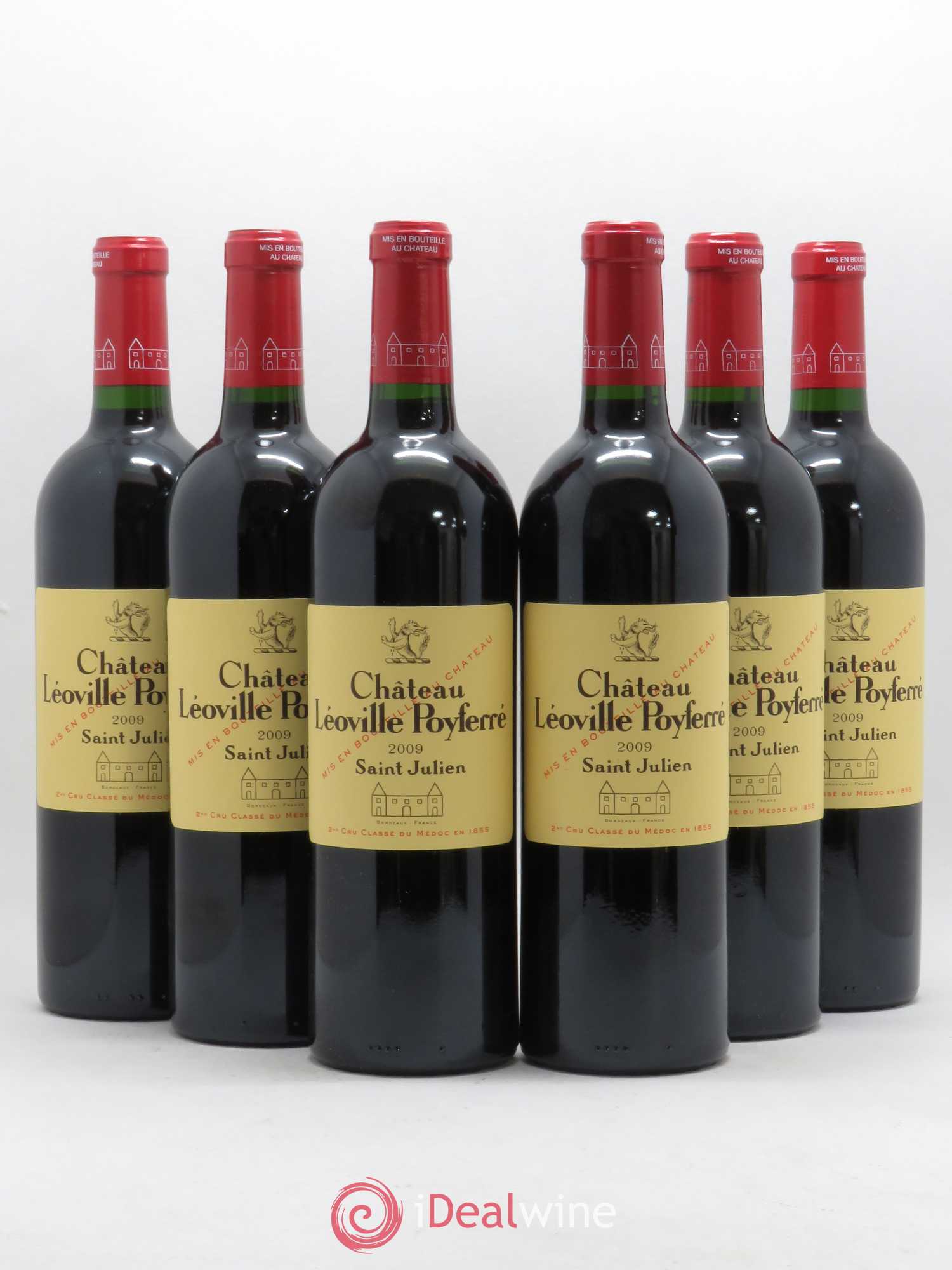 Château Léoville Poyferré 2ème Grand Cru Classé 2009 - Lot de 6 bouteilles - 0
