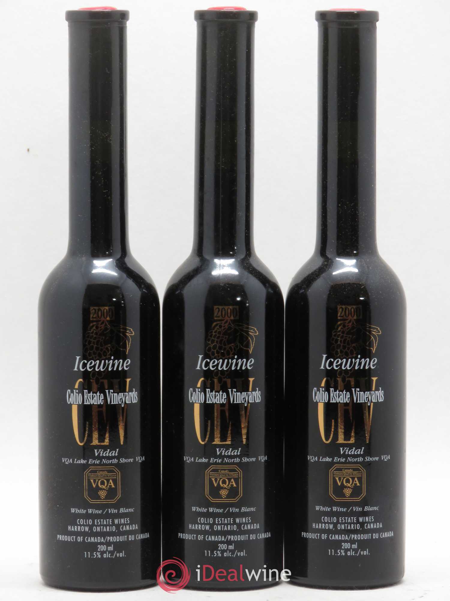 Icewine Celio Estat Vineyards 2000 - Posten von 3 Flacons - 0