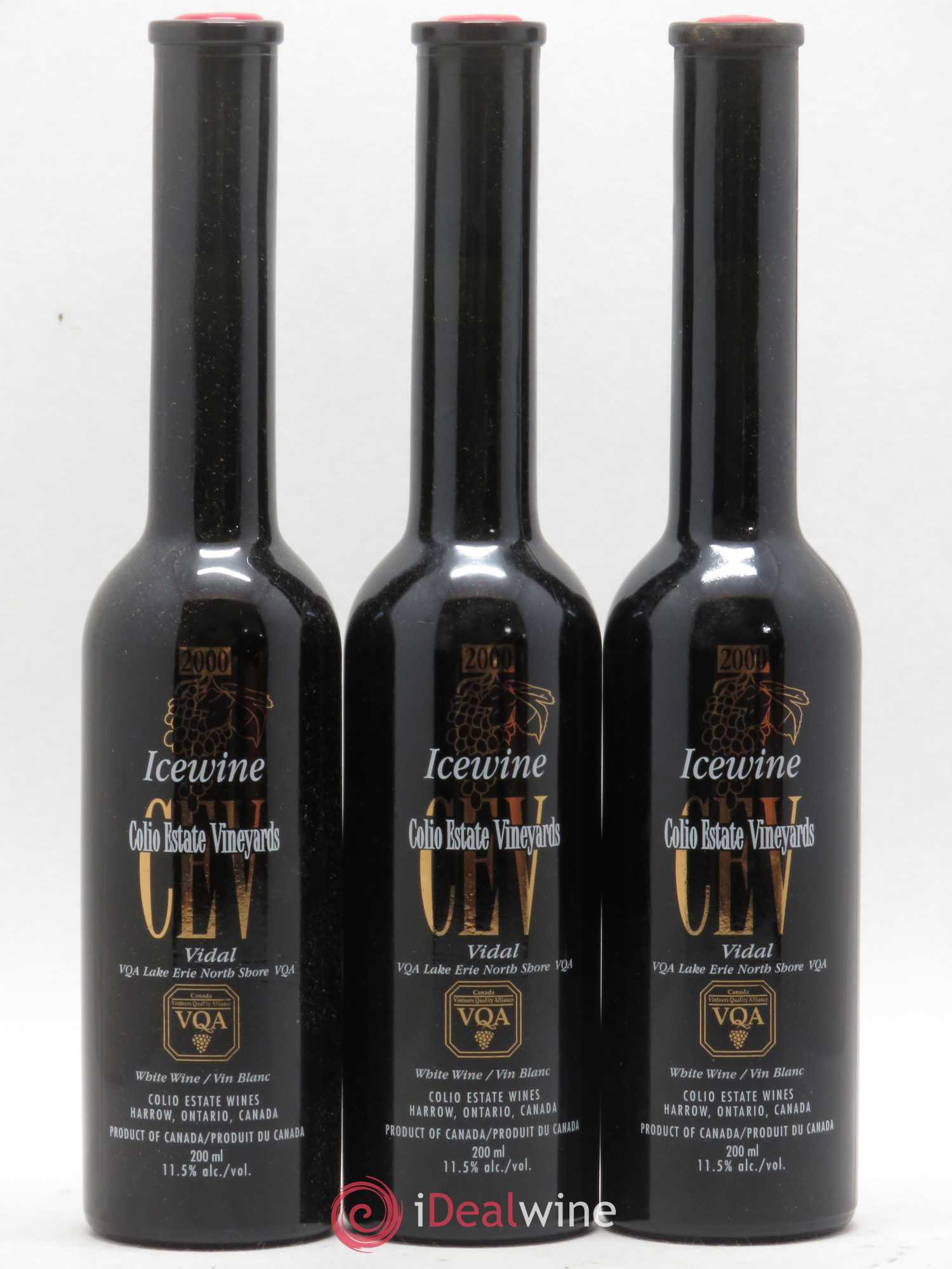 Icewine Celio Estat Vineyards 2000 - Posten von 3 Flacons - 0