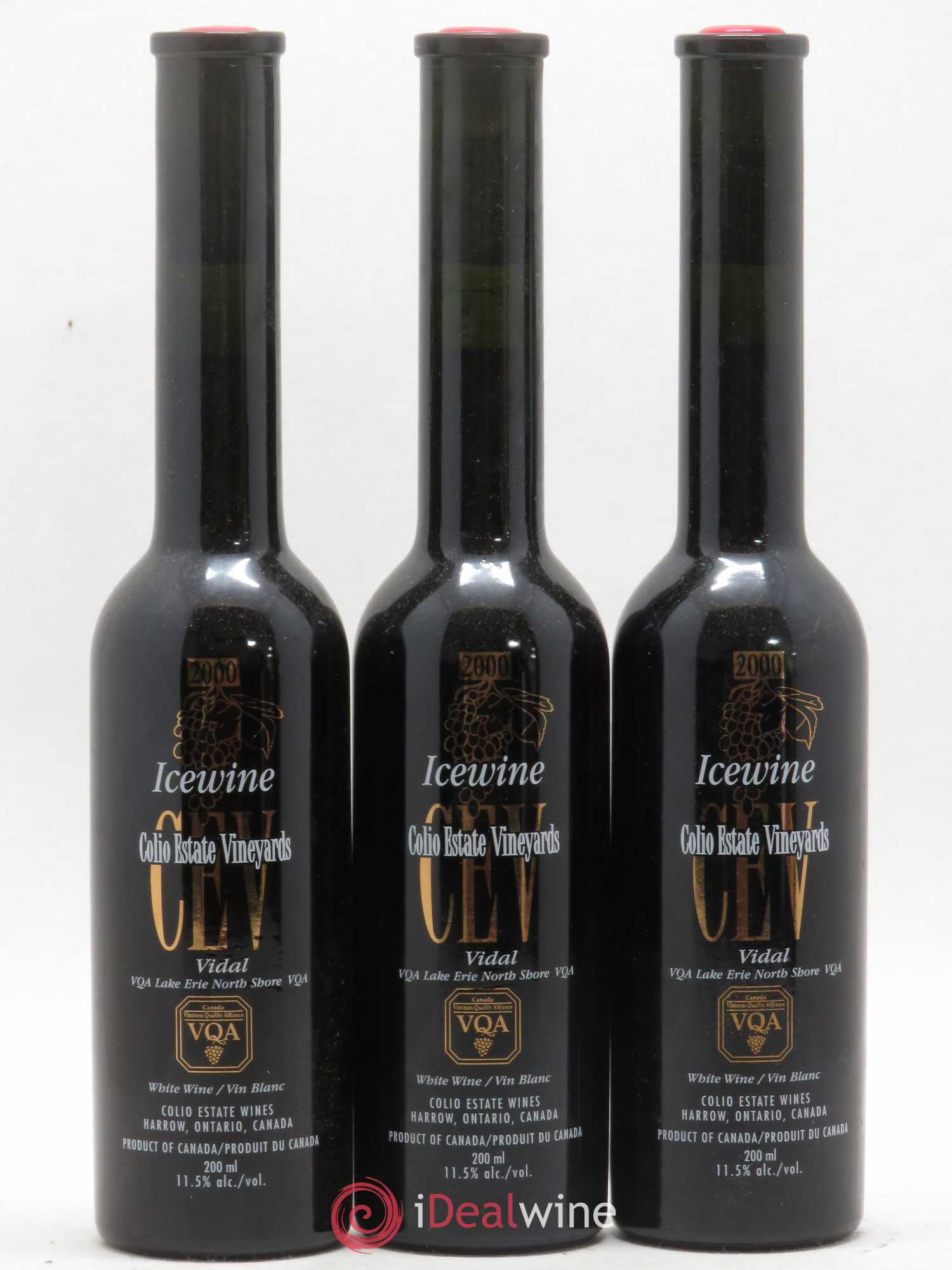 Icewine Celio Estat Vineyards 2000 - Posten von 6 Flacons - 2