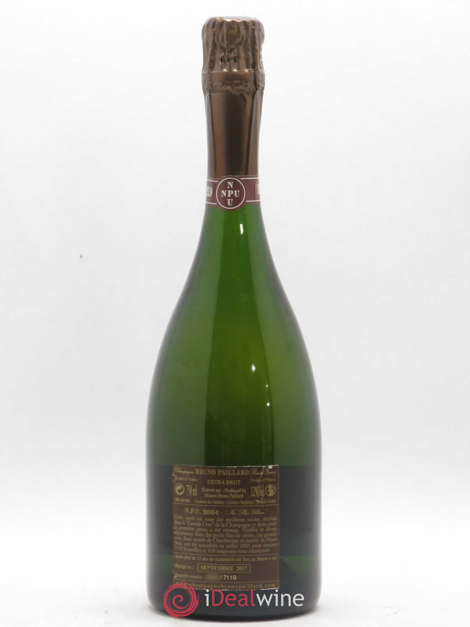 NPU Extra-Brut Bruno Paillard 2004 - Lot de 1 bouteille - 1