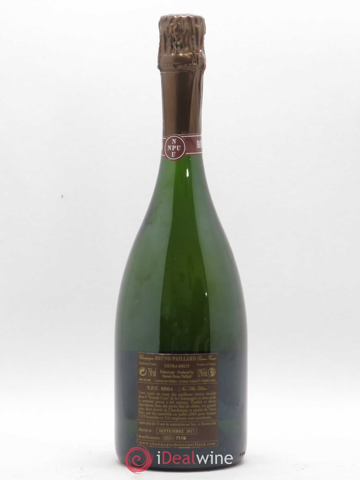 NPU Extra-Brut Bruno Paillard 2004 - Lot de 1 bouteille - 1