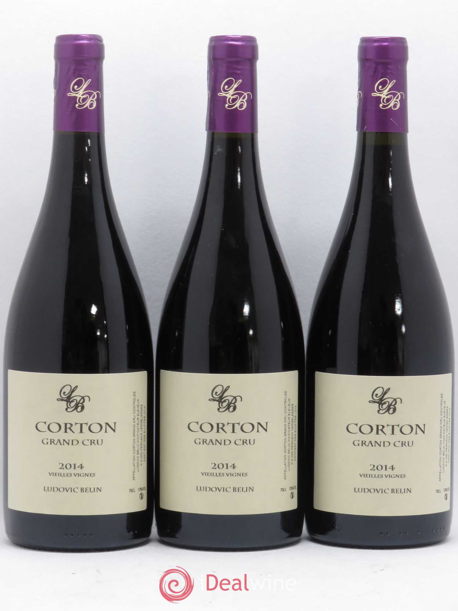 Corton Grand Cru Vielles Vignes Ludovic Belin 2014 - Posten von 3 Flaschen - 0