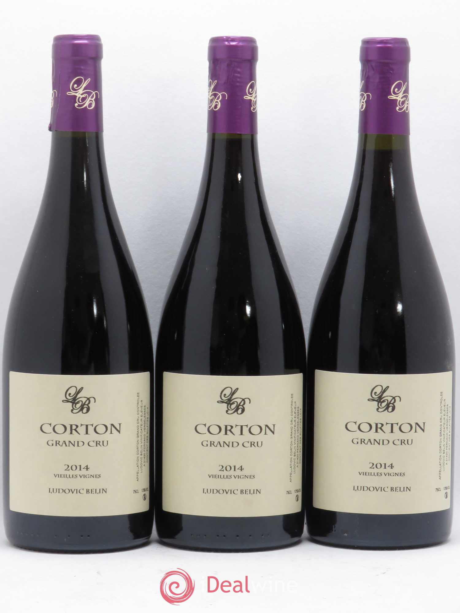 Corton Grand Cru Vielles Vignes Ludovic Belin 2014 - Posten von 3 Flaschen - 0