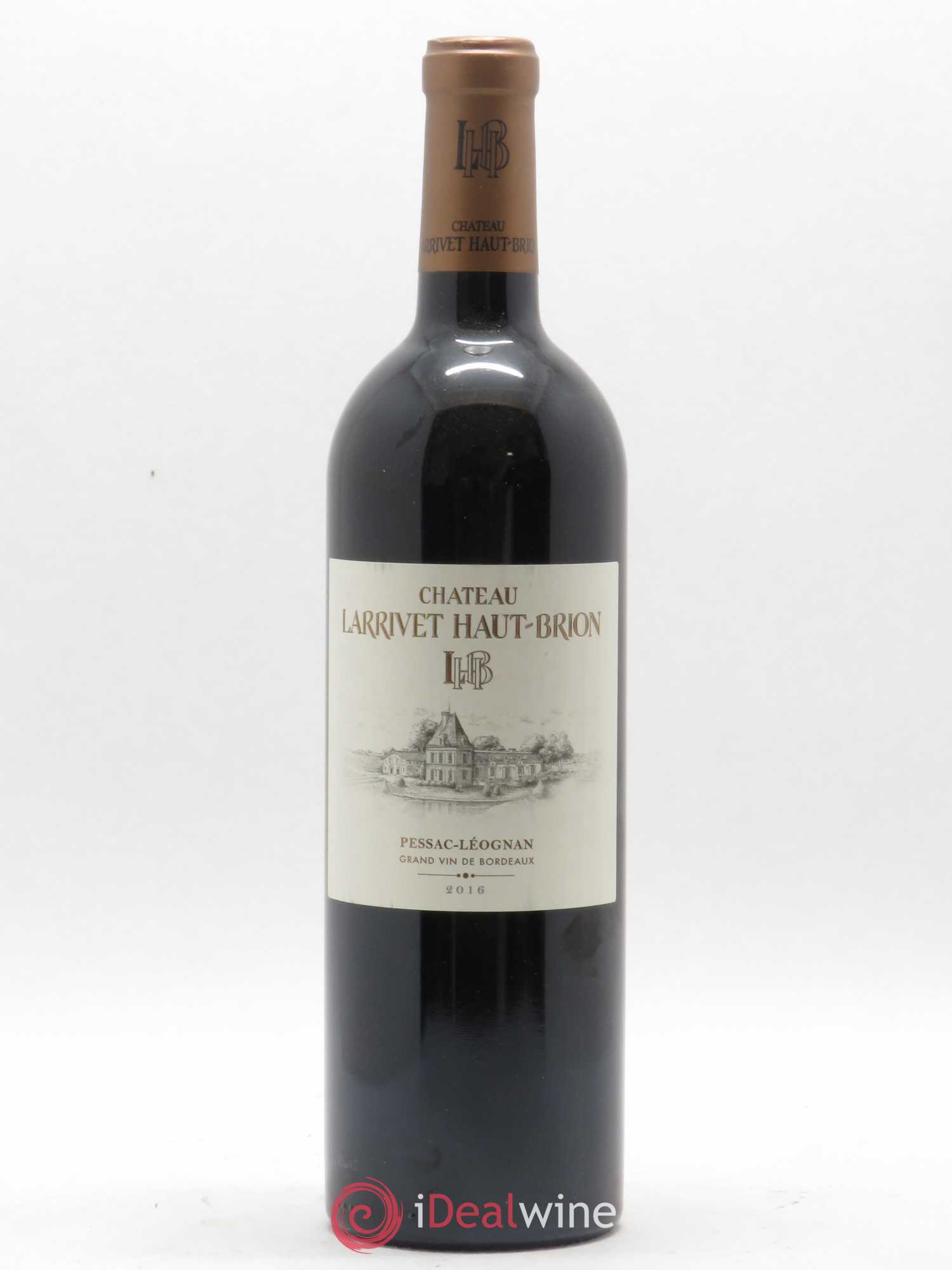 Château Larrivet Haut-Brion 2016 - Lot de 1 bouteille - 0