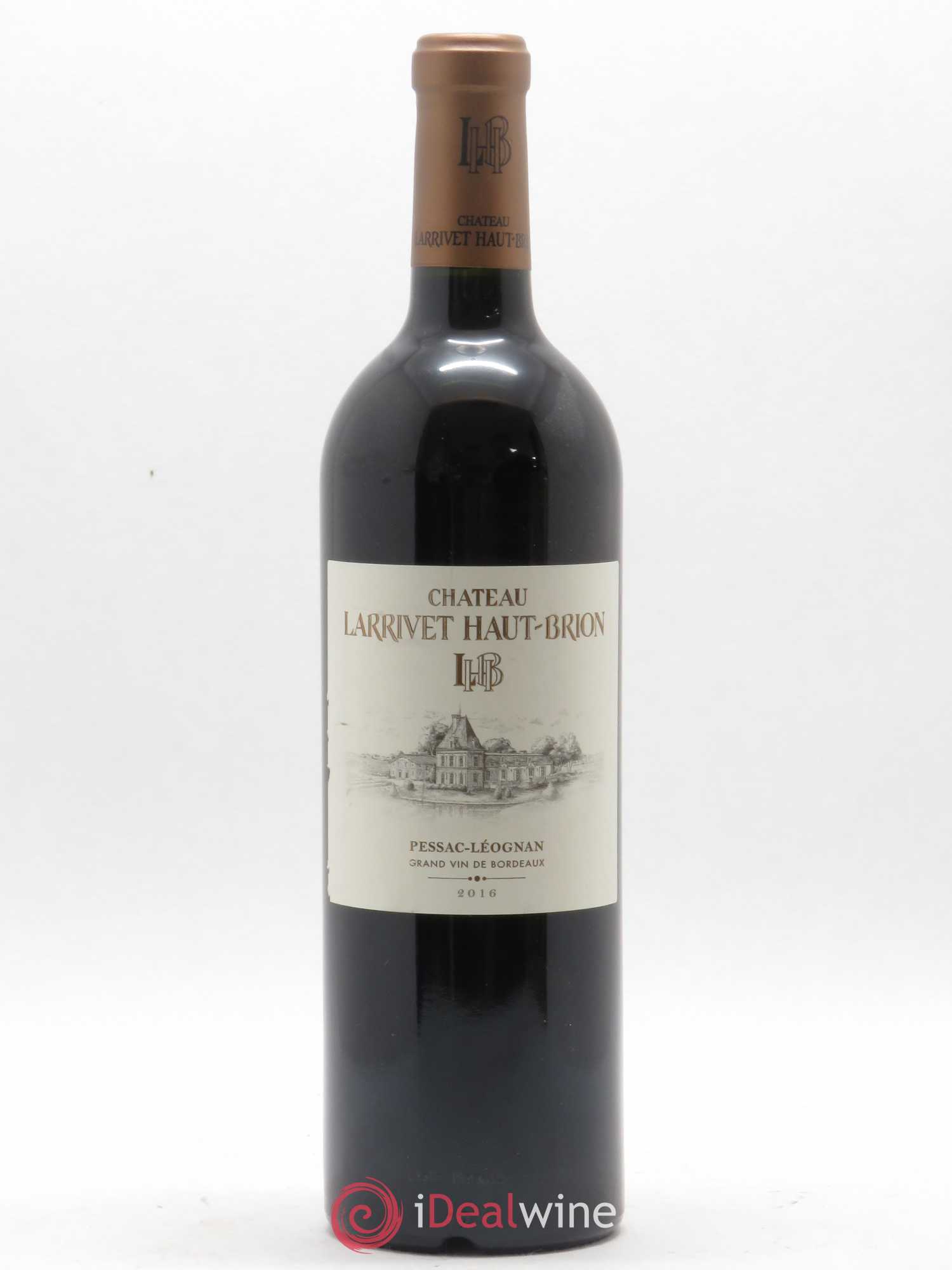 Château Larrivet Haut-Brion 2016 - Lot de 1 bouteille - 0