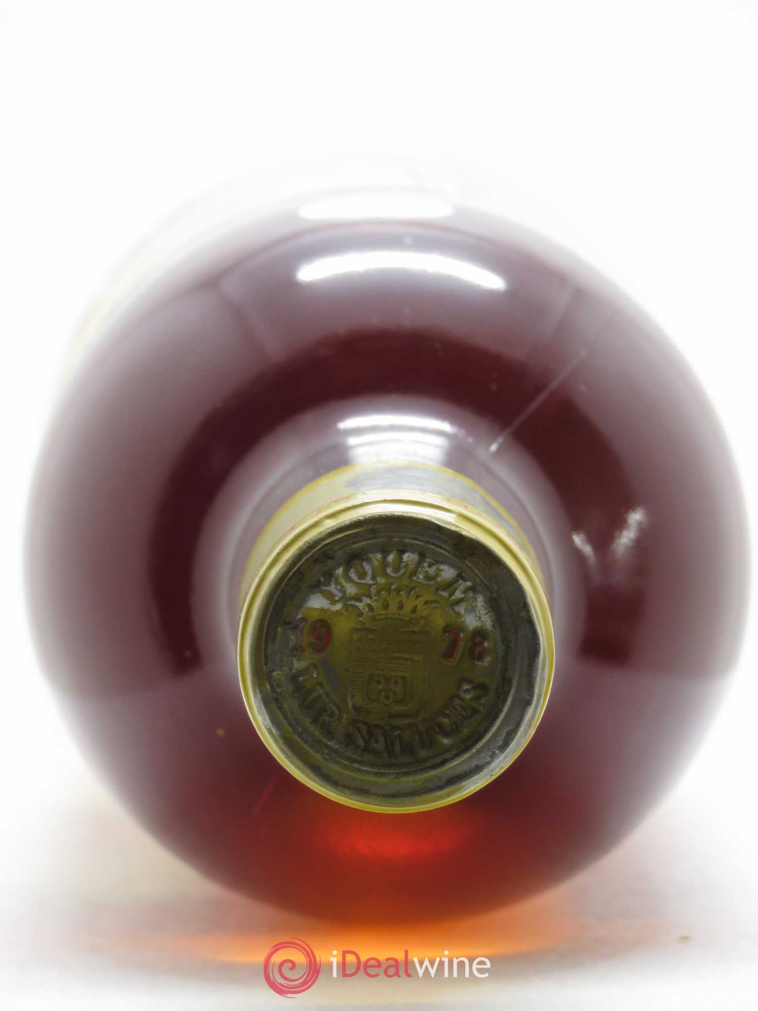 Château d' Yquem 1er Cru Classé Supérieur 1978 - Lotto di 1 bottiglia - 1