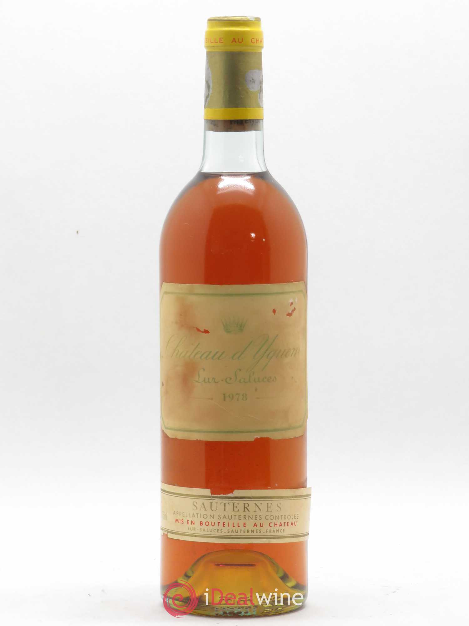Château d' Yquem 1er Cru Classé Supérieur 1978 - Lotto di 1 bottiglia - 0