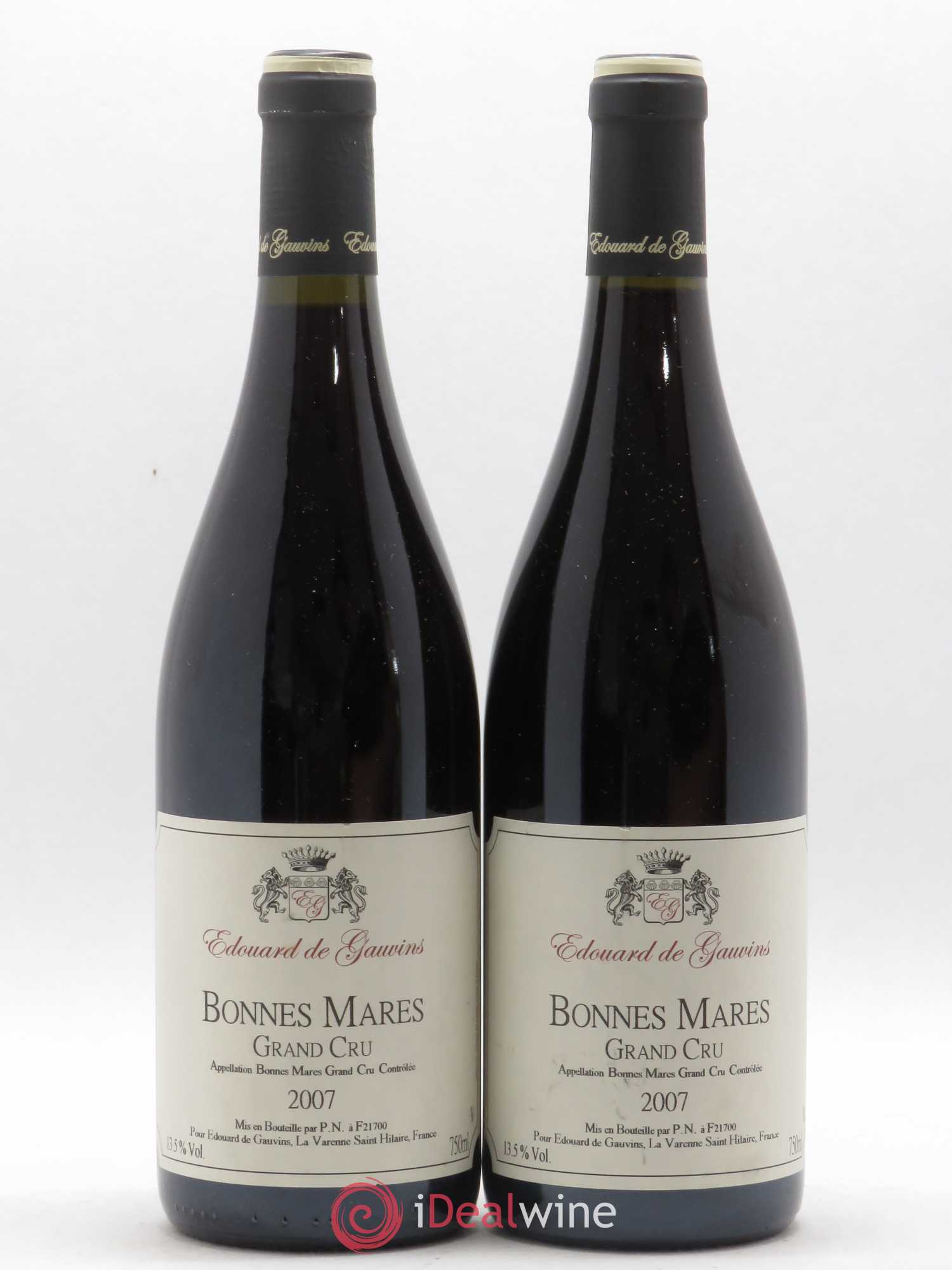 Bonnes-Mares Grand Cru Edouard de Gauvins 2007 - Posten von 2 Flaschen - 0