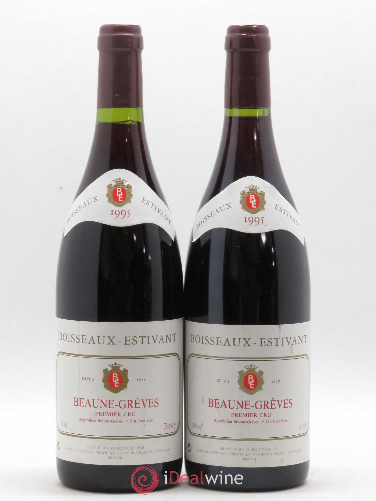 Beaune 1er Cru Grèves Boisseaux Estivant 1995 - Posten von 2 Flaschen - 0