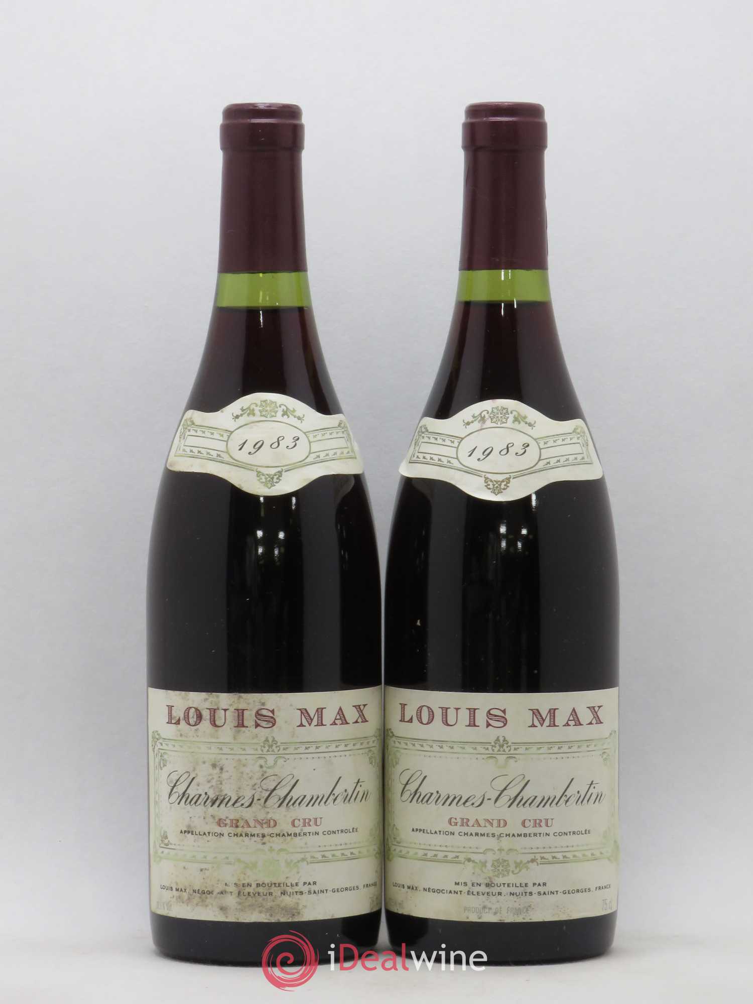 Charmes-Chambertin Grand Cru Louis Max 1983 - Lot de 2 bouteilles - 0