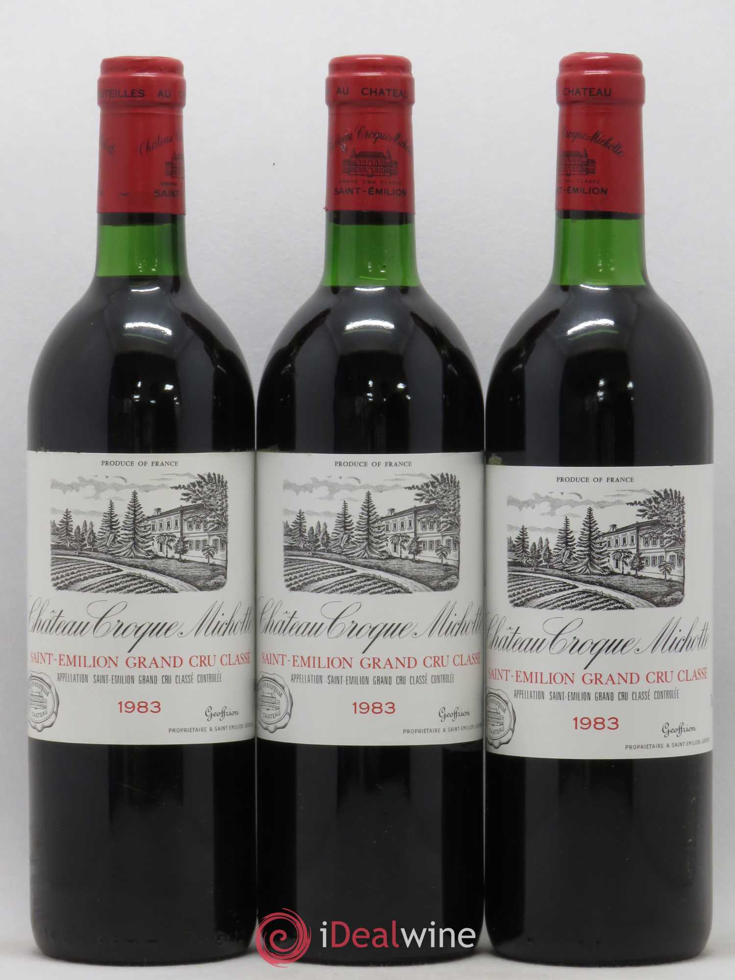 Château Croque Michotte 1983 - Lot de 6 bouteilles - 2