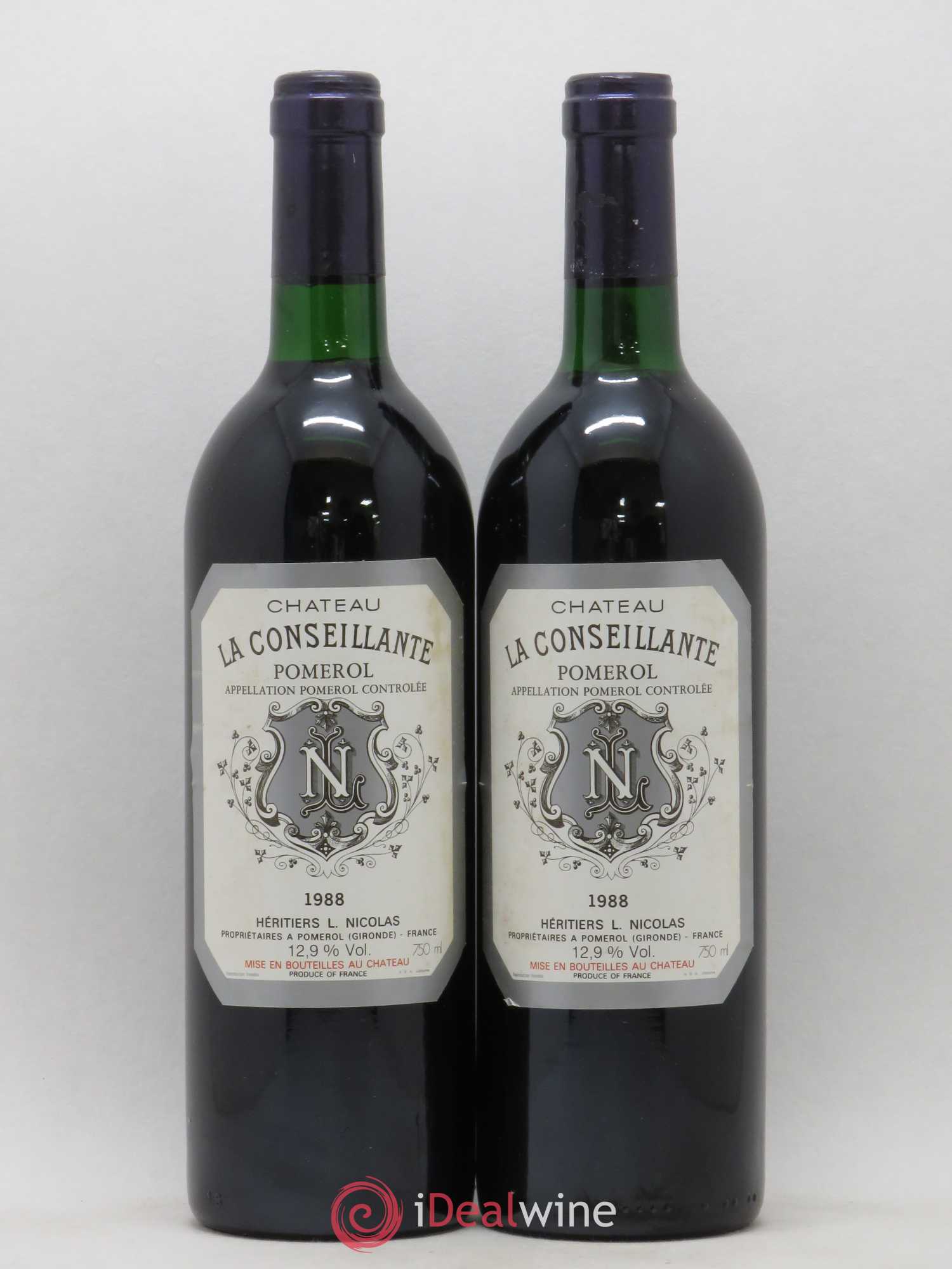 Château la Conseillante 1988 - Lot de 2 bouteilles - 0