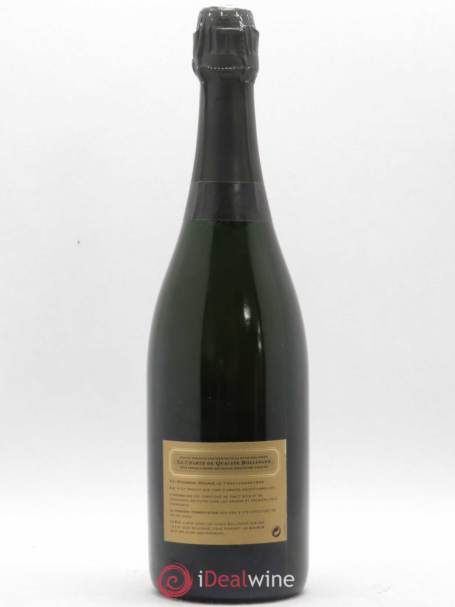R.D. Extra-Brut Bollinger 1985 - Lot de 1 bouteille - 1
