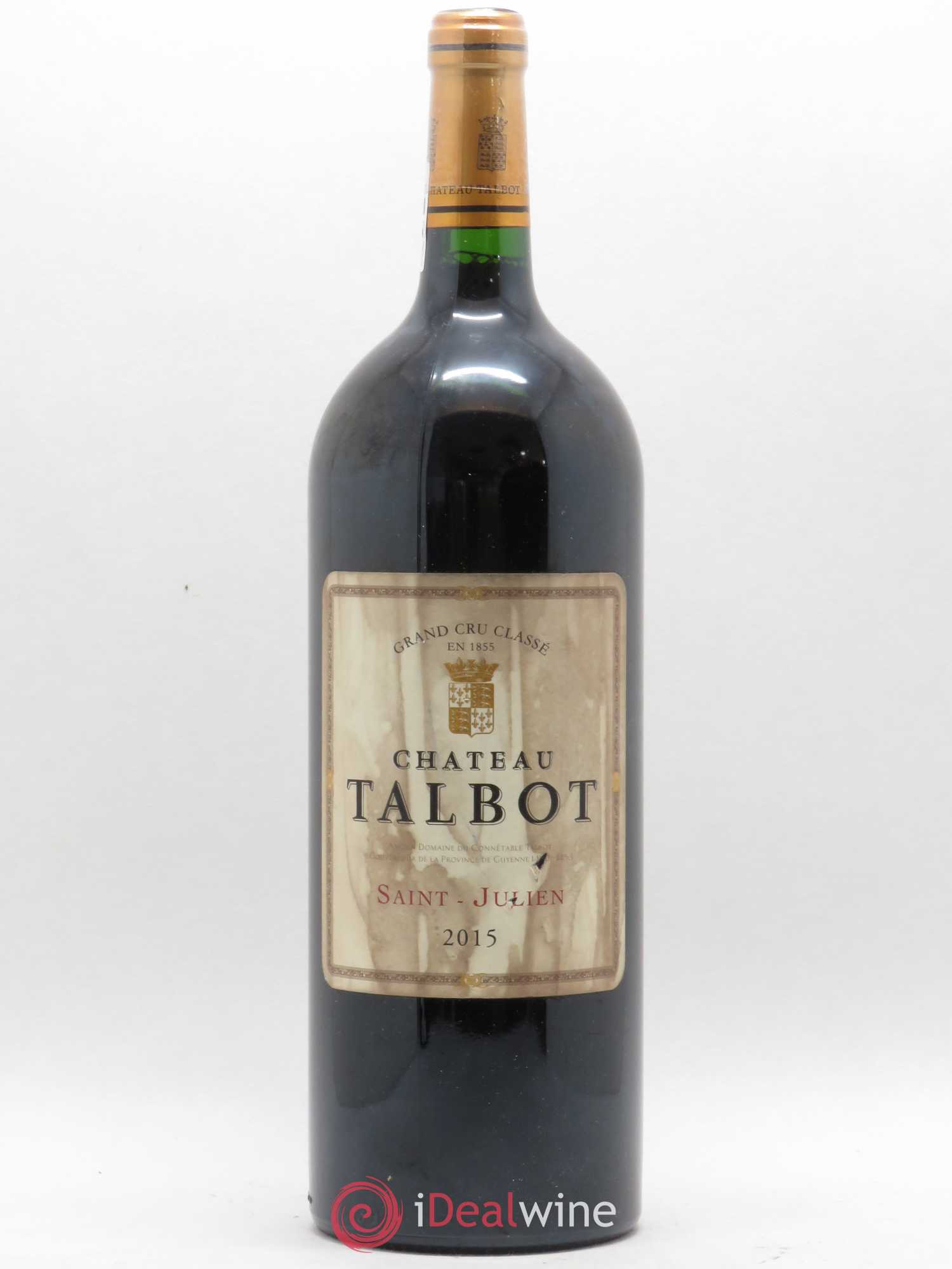Château Talbot 4ème Grand Cru Classé 2015 - Lot de 1 magnum - 0