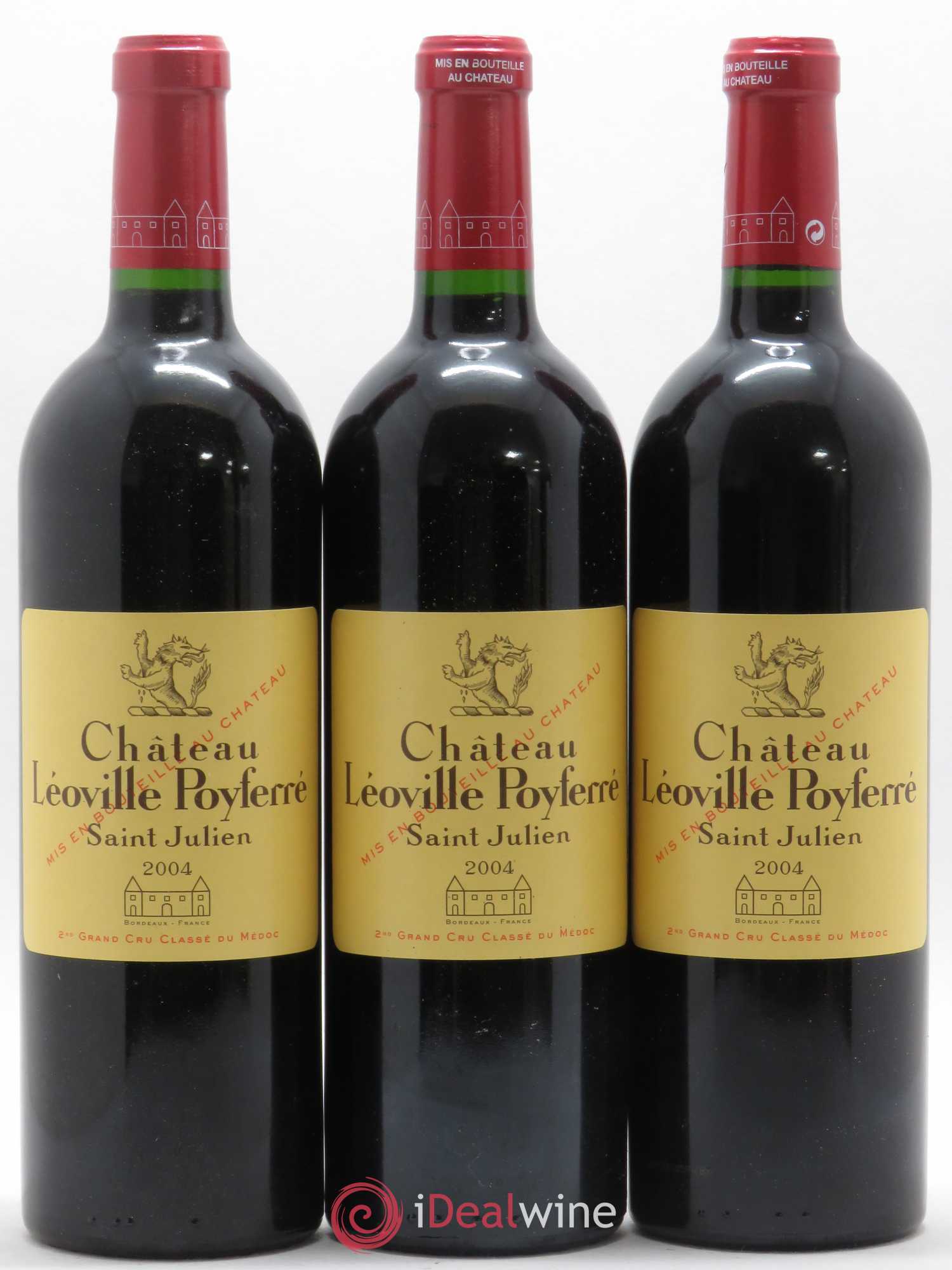 Château Léoville Poyferré 2ème Grand Cru Classé 2004 - Lot de 6 bouteilles - 2
