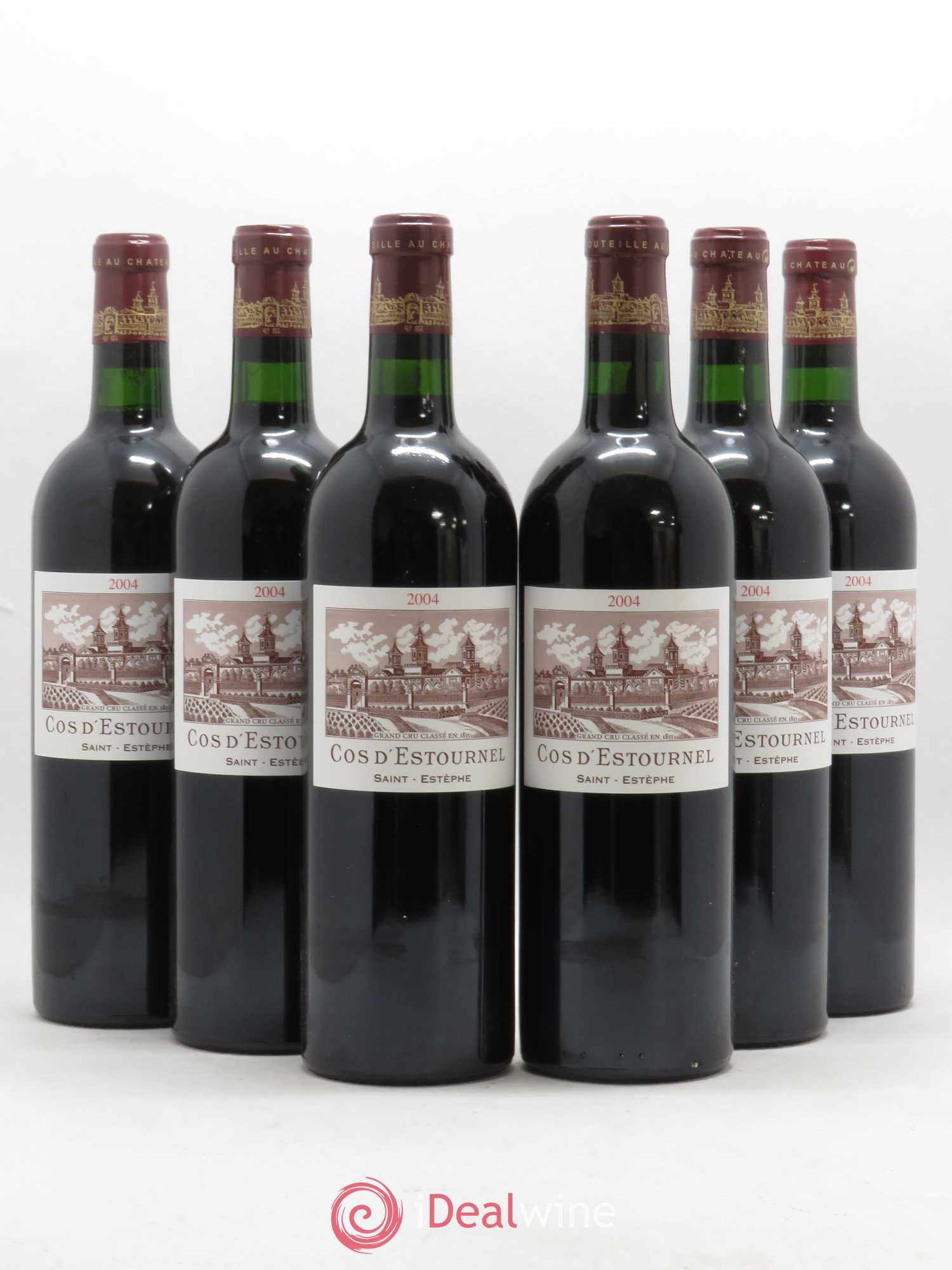 Cos d'Estournel 2ème Grand Cru Classé 2004 - Lot de 6 bouteilles - 0