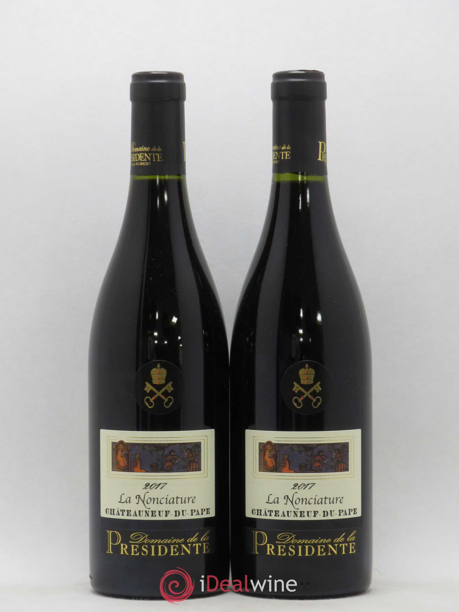 Châteauneuf-du-Pape La Nonciature Domaine de la Présidente 2017 - Posten von 2 Flaschen - 0