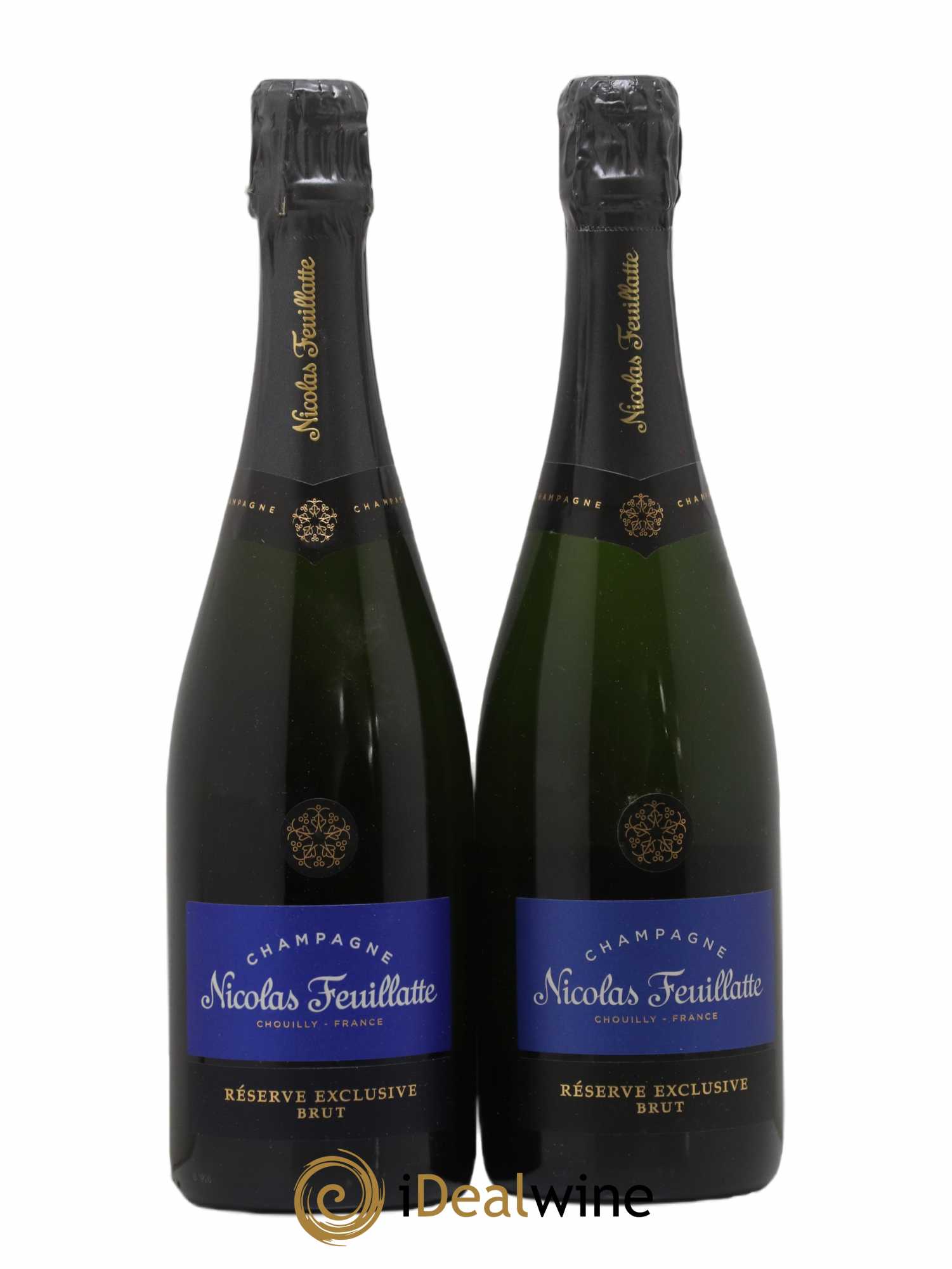 Champagne Nicolas Feuillatte Reserve Exclusive Brut - Lot de 2 bouteilles - 0