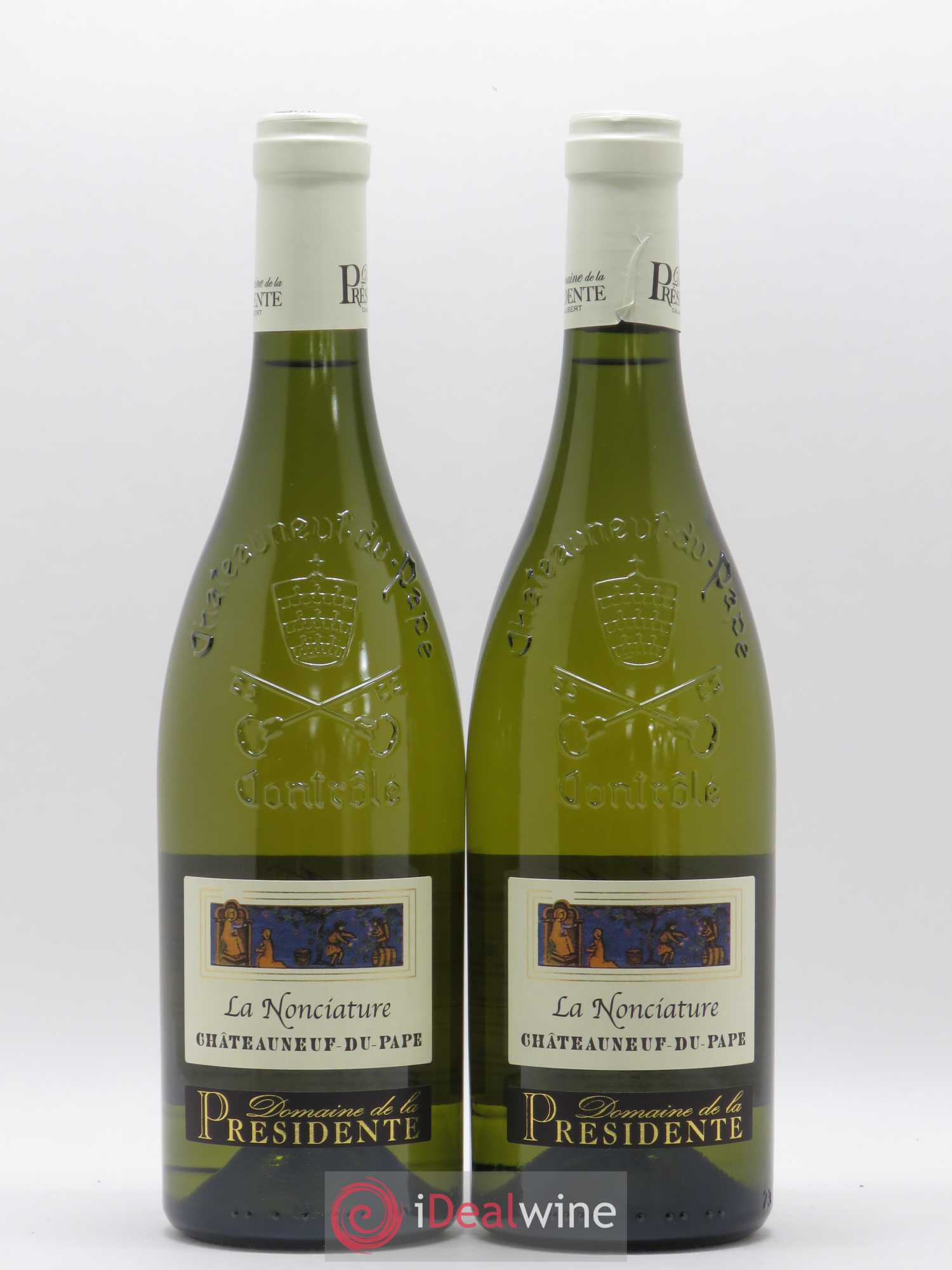 Châteauneuf-du-Pape Domaine de La Presidente La Nonciature 2017 - Posten von 2 Flaschen - 0