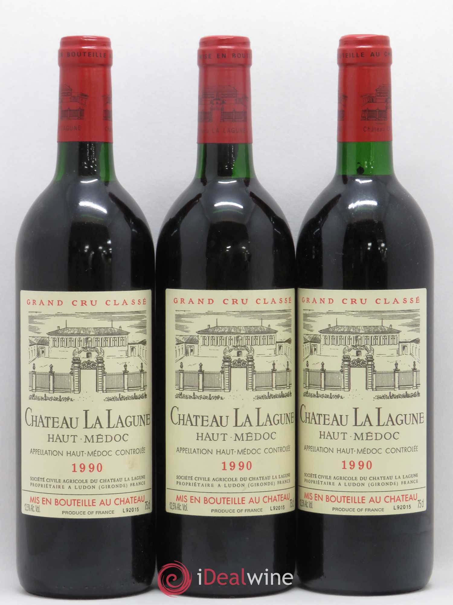 Château la Lagune 3ème Grand Cru Classé 1990 - Lot de 6 bouteilles - 1