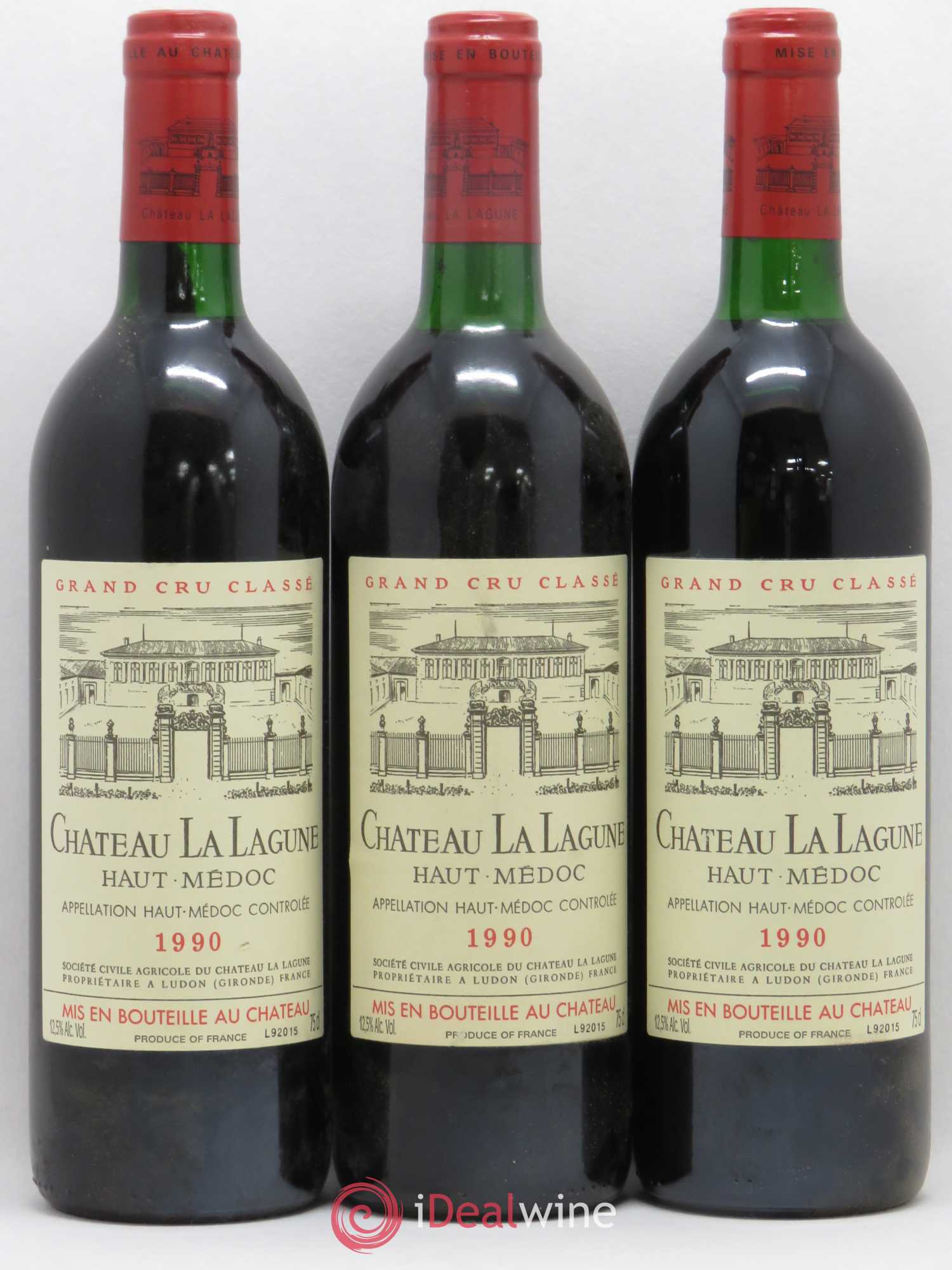 Château la Lagune 3ème Grand Cru Classé 1990 - Lot de 6 bouteilles - 2