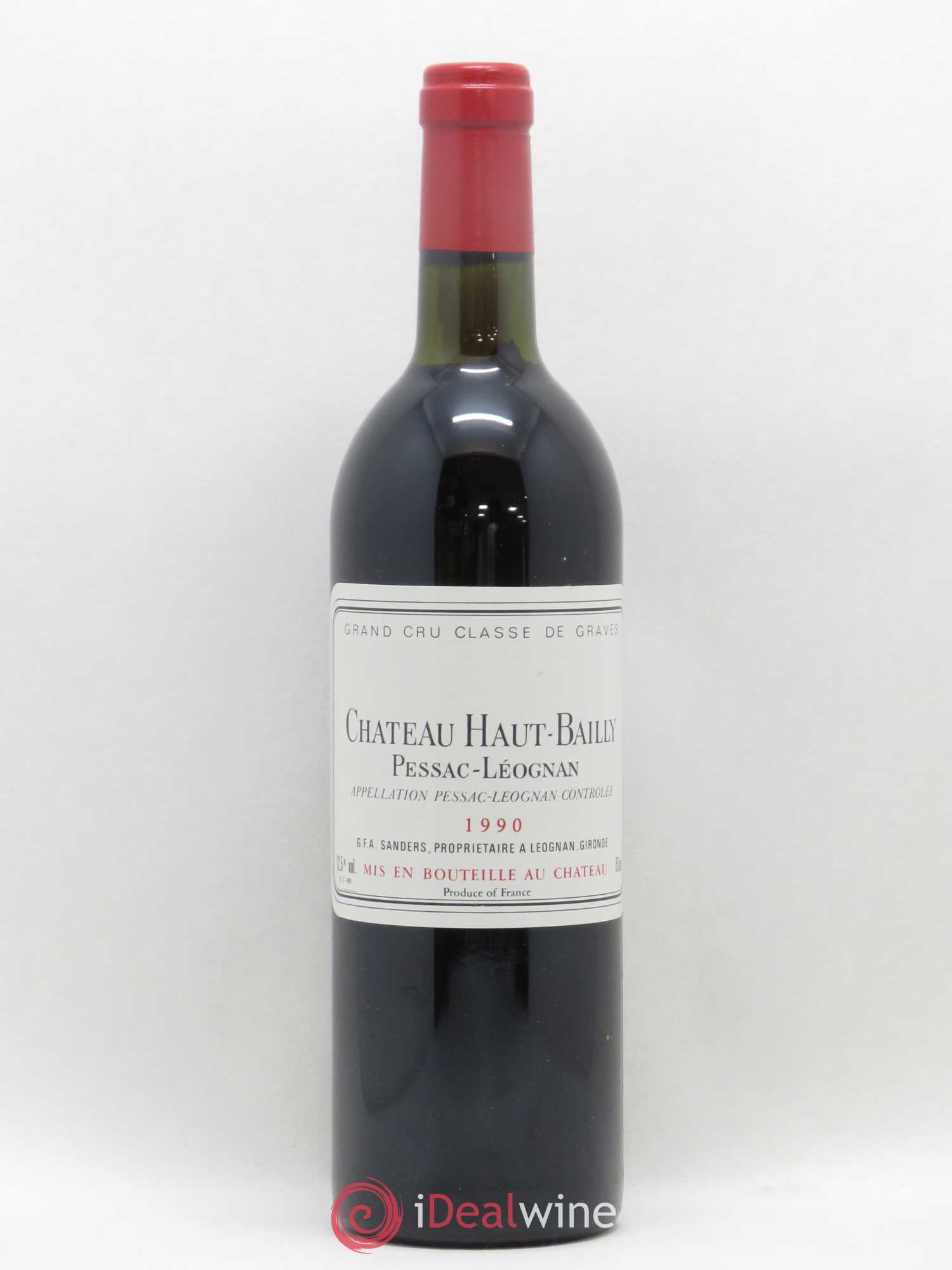 Château Haut-Bailly Cru Classé de Graves 1990 - Lot de 1 bouteille - 0