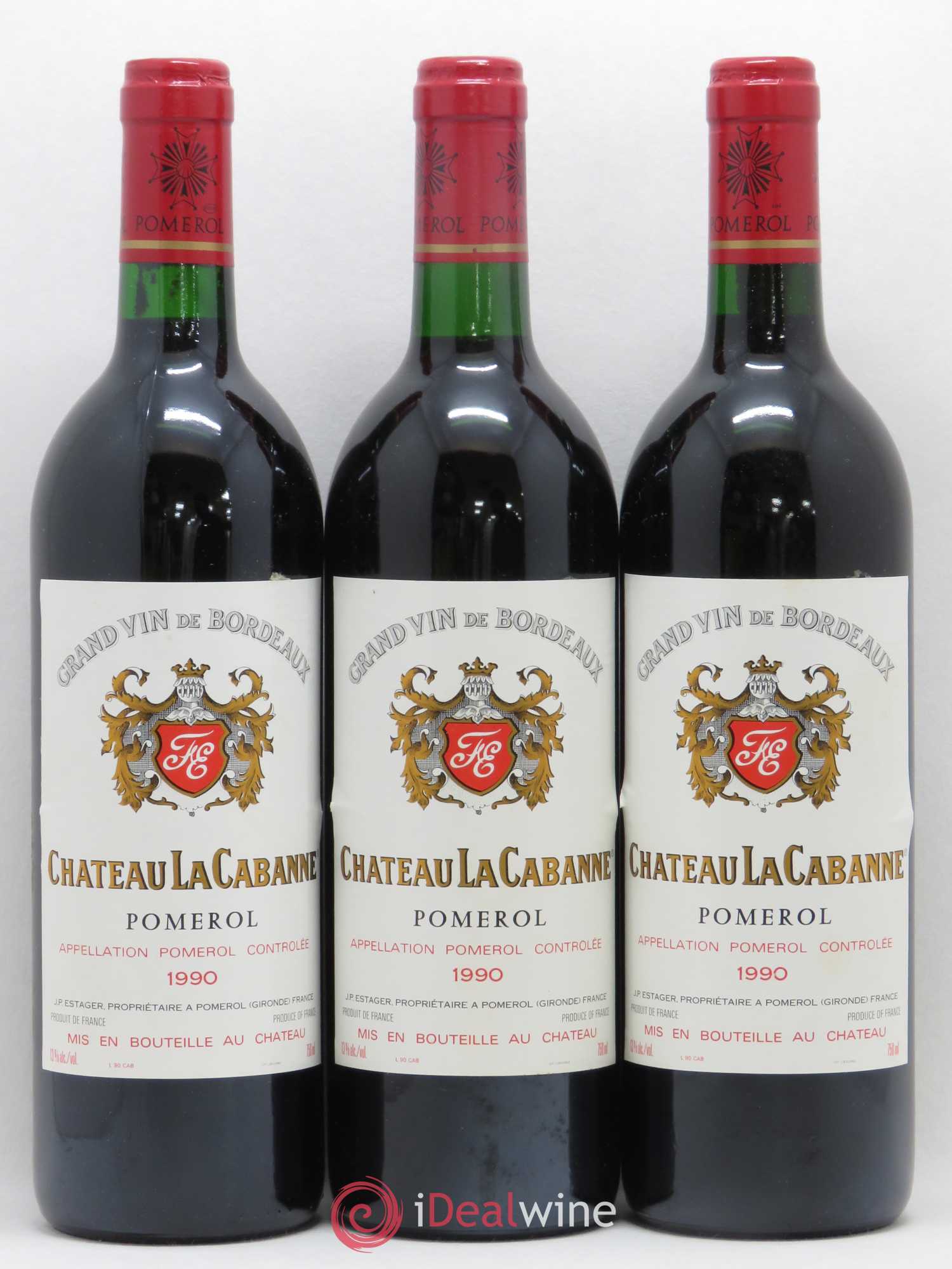 Château la Cabanne 1990 - Lot de 6 bouteilles - 1