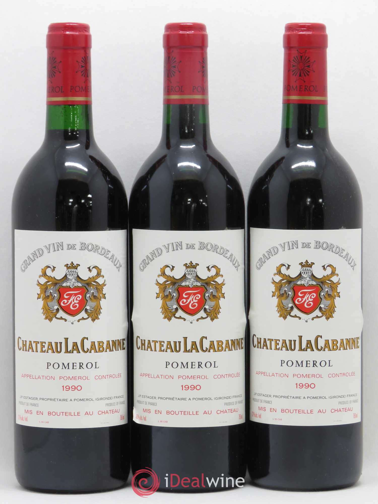 Château la Cabanne 1990 - Lot de 6 bouteilles - 2