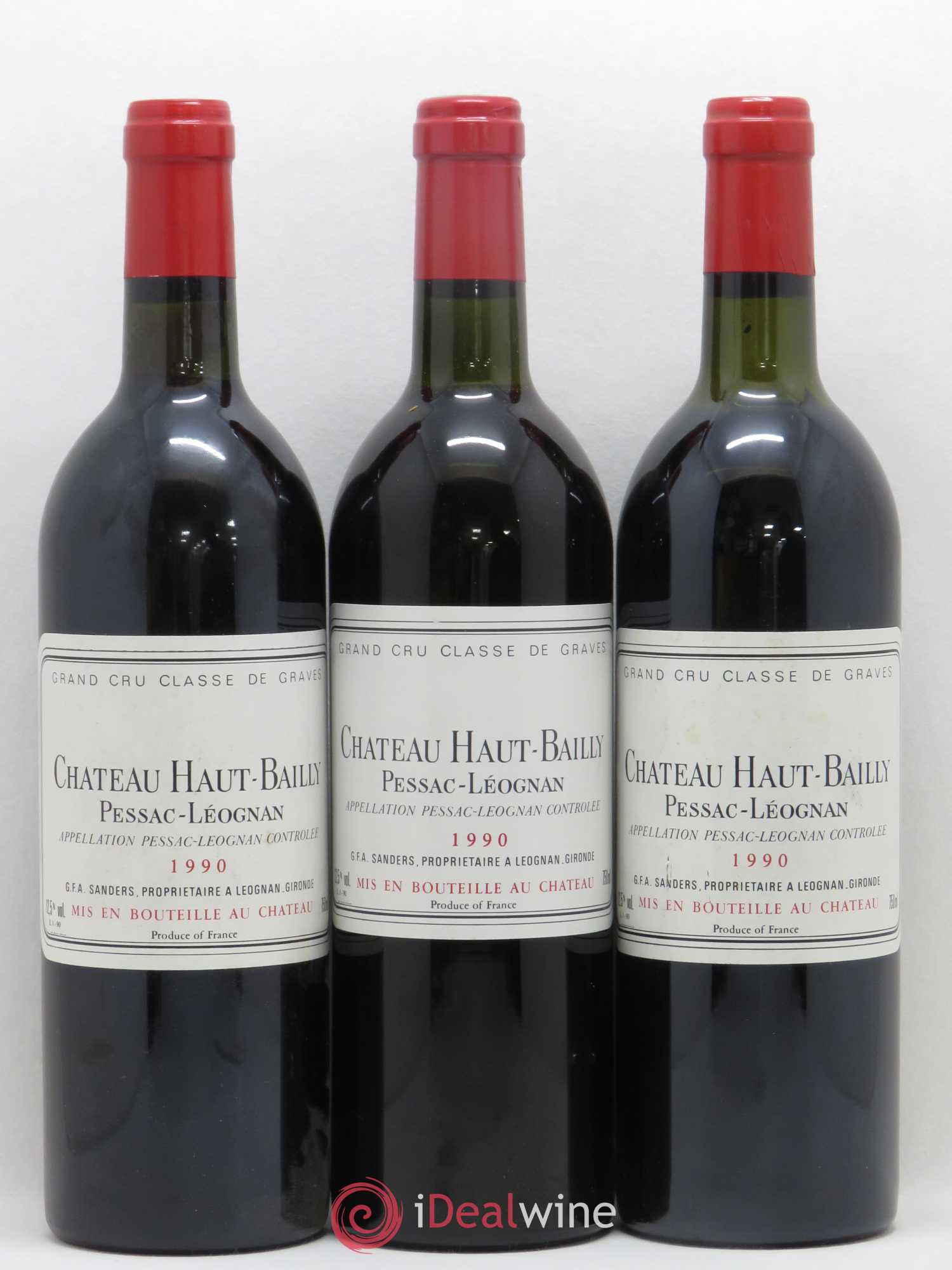 Château Haut-Bailly Cru Classé de Graves 1990 - Lot de 6 bouteilles - 1