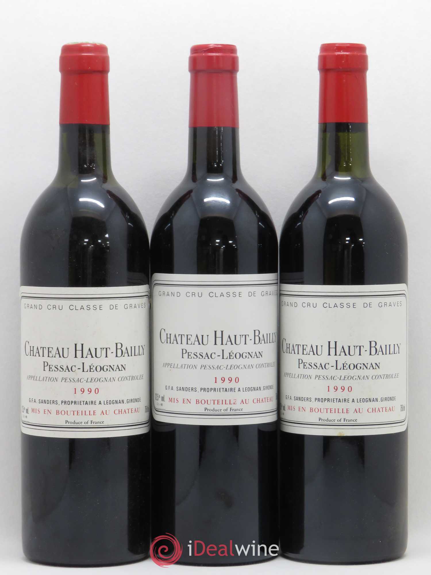 Château Haut-Bailly Cru Classé de Graves 1990 - Lot de 6 bouteilles - 2