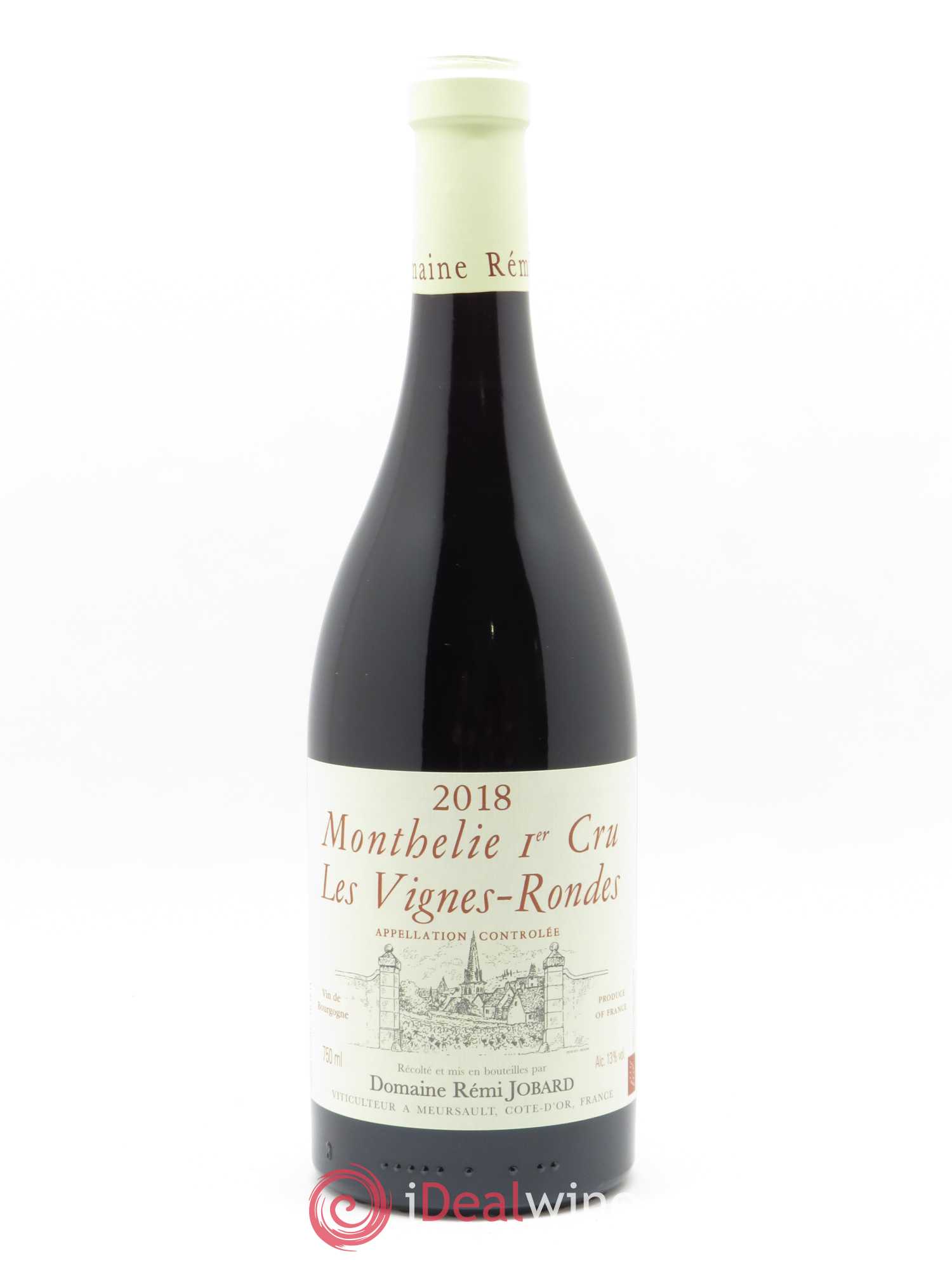 Monthélie 1er Cru Les Vignes Rondes Rémi Jobard (Domaine) 2018 - Lot de 1 bouteille - 0