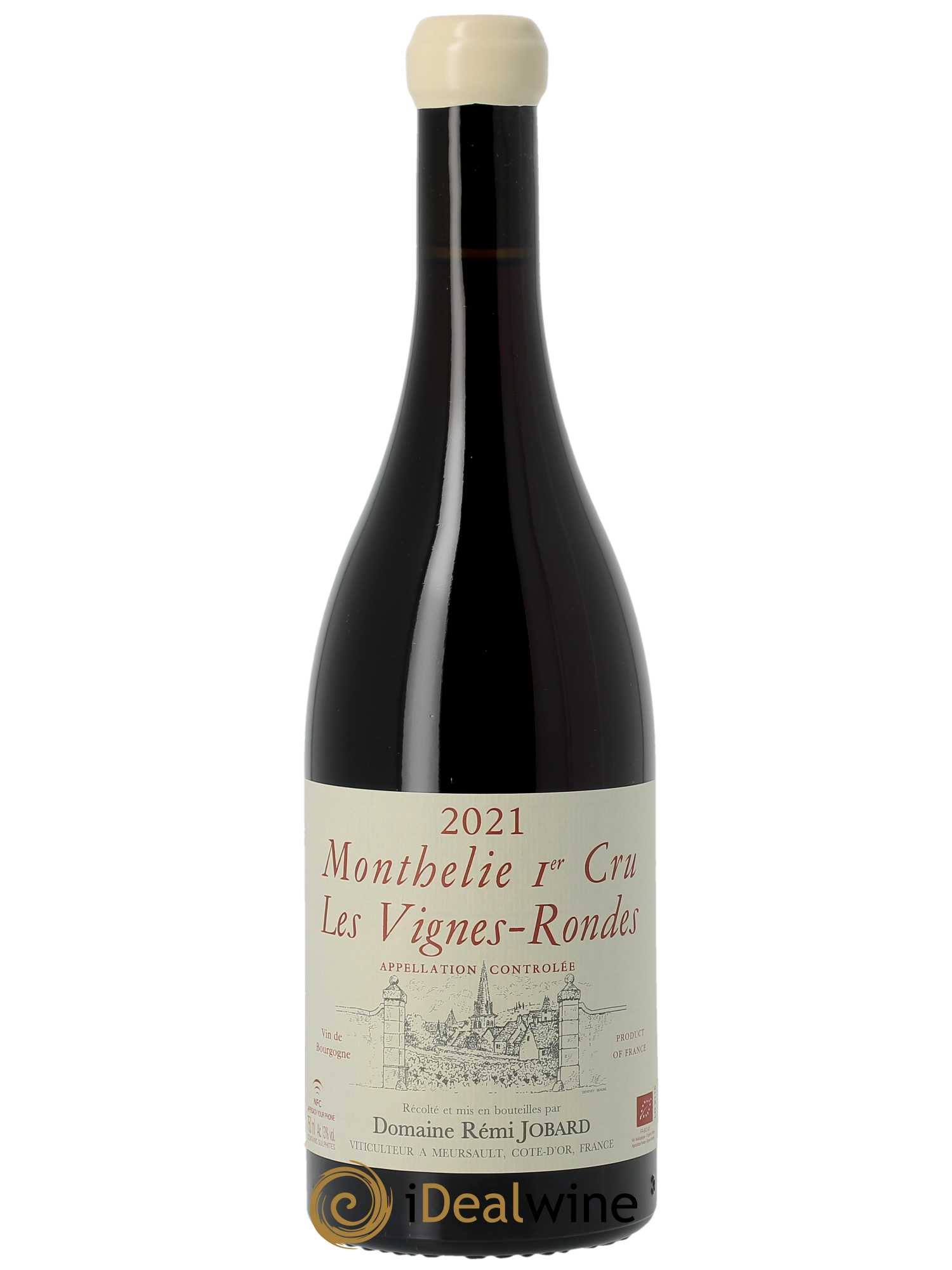 Monthélie 1er Cru Les Vignes Rondes Rémi Jobard (Domaine) 2021 - Lot of 1 bottle - 0