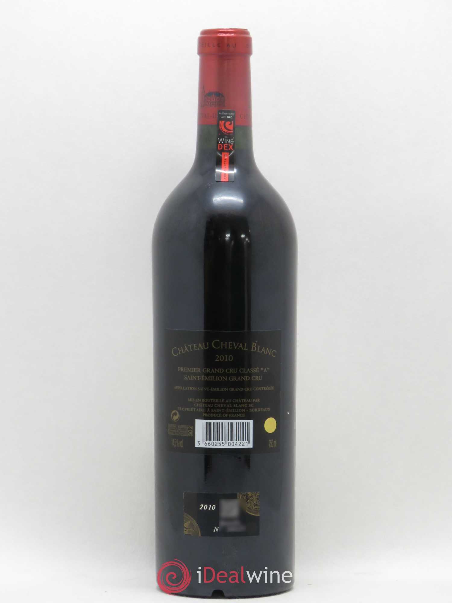 Château Cheval Blanc 1er Grand Cru Classé A 2010 - Lot de 1 bouteille - 1