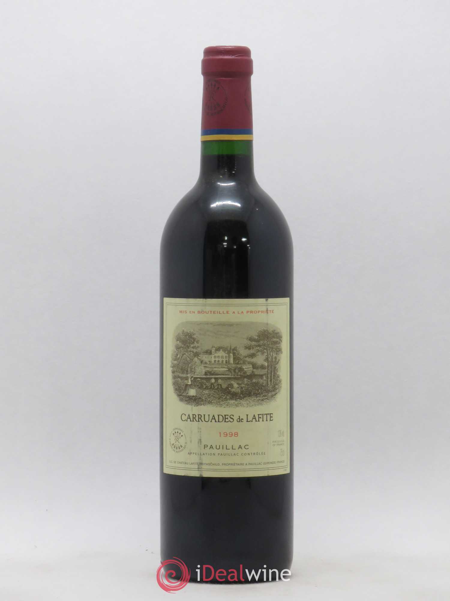 Carruades de Lafite Rothschild Second Vin 1998 - Lot de 1 bouteille - 0