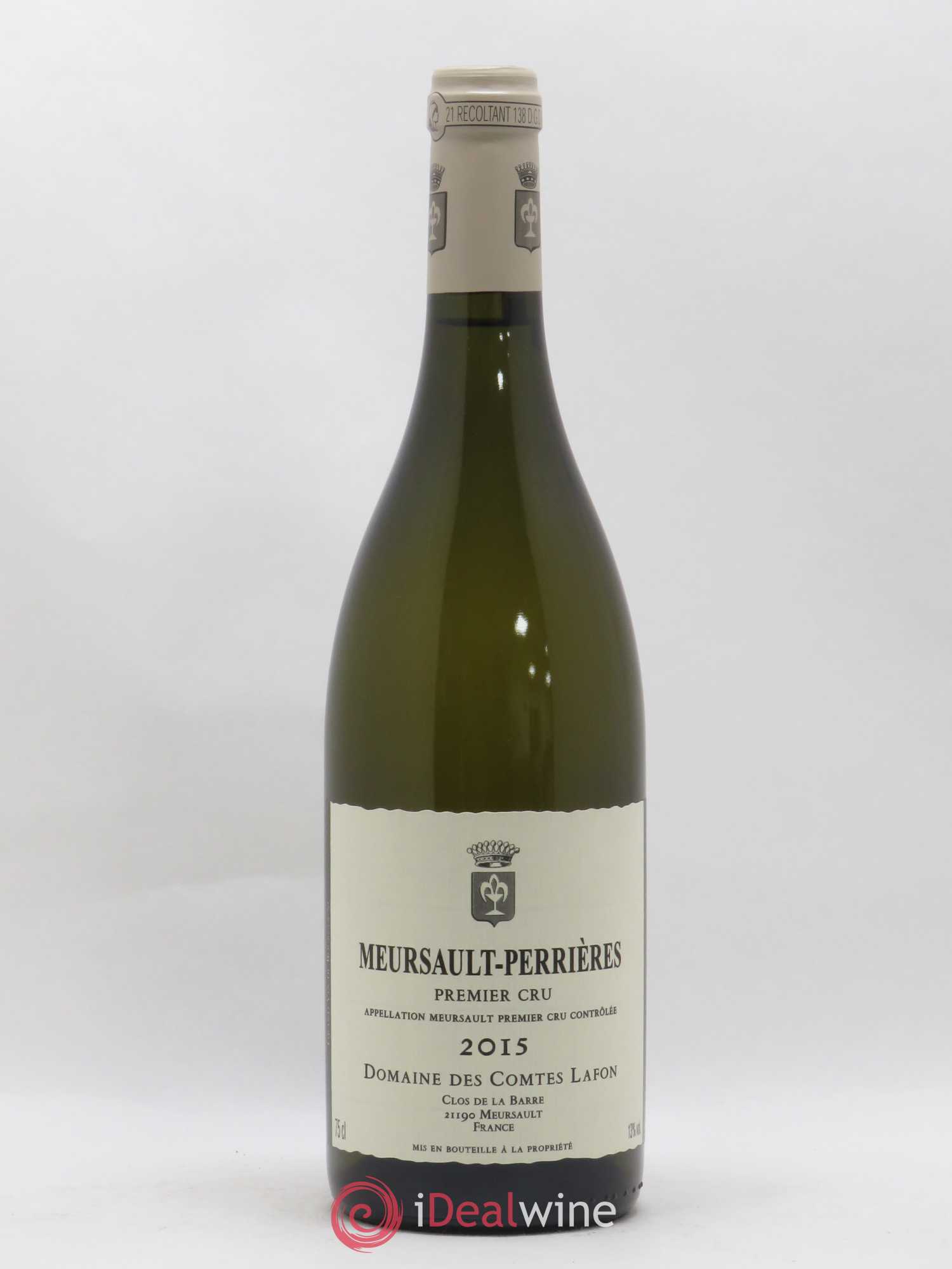 Meursault 1er Cru Perrières Comtes Lafon (Domaine des) 2015 - Lot de 1 bouteille - 0