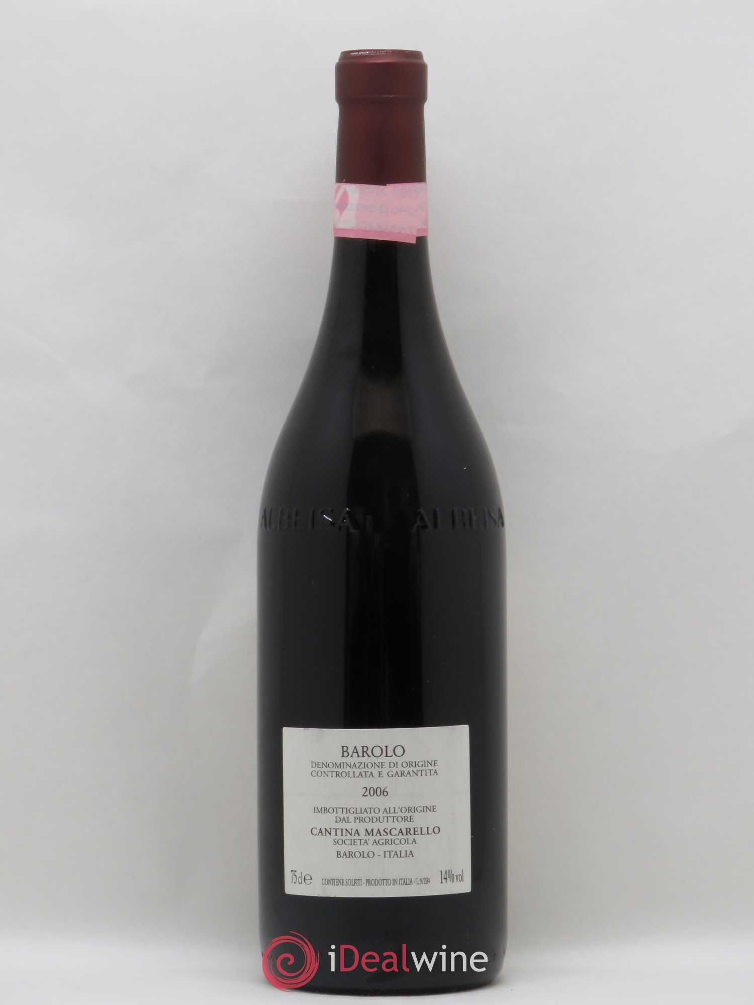 Barolo DOCG Bartolo Mascarello 2006 - Lot de 1 bouteille - 1