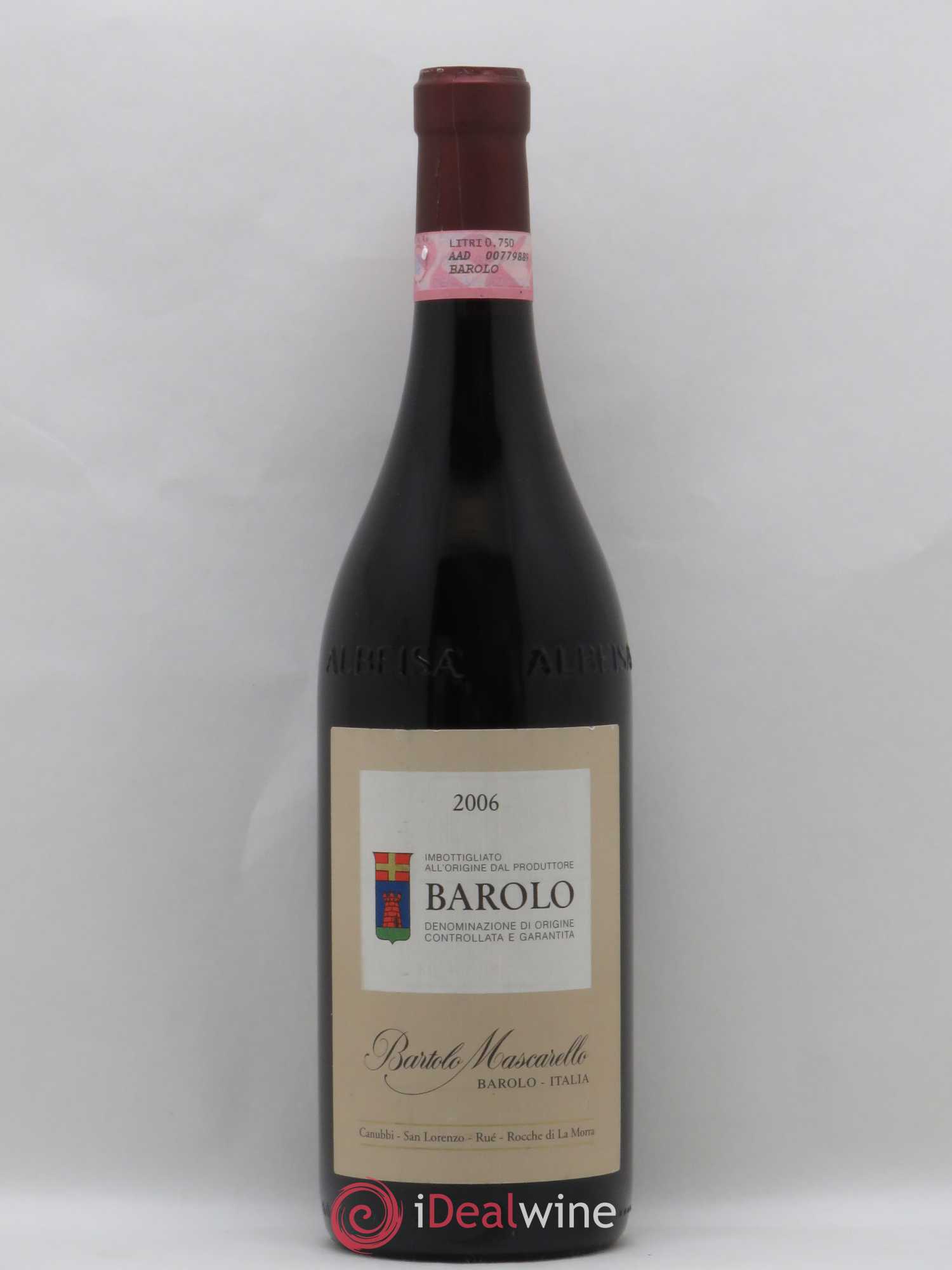 Barolo DOCG Bartolo Mascarello 2006 - Lot de 1 bouteille - 0