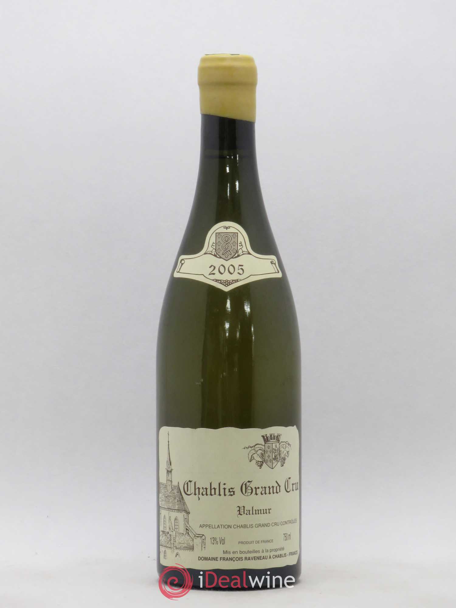 Chablis Grand Cru Valmur Raveneau (Domaine) 2005 - Lot de 1 bouteille - 0