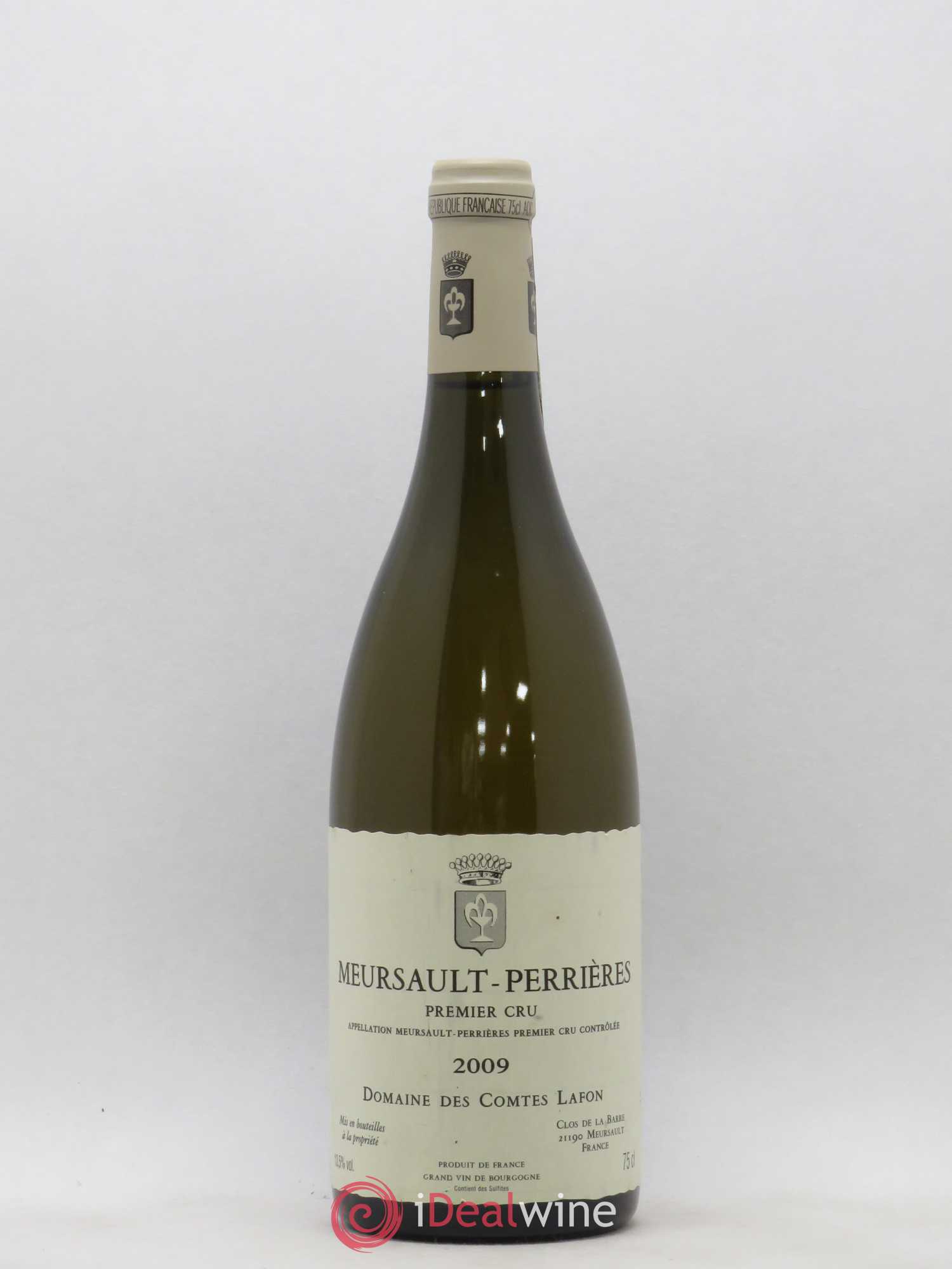 Meursault 1er Cru Perrières Comtes Lafon (Domaine des) 2009 - Lot de 1 bouteille - 0