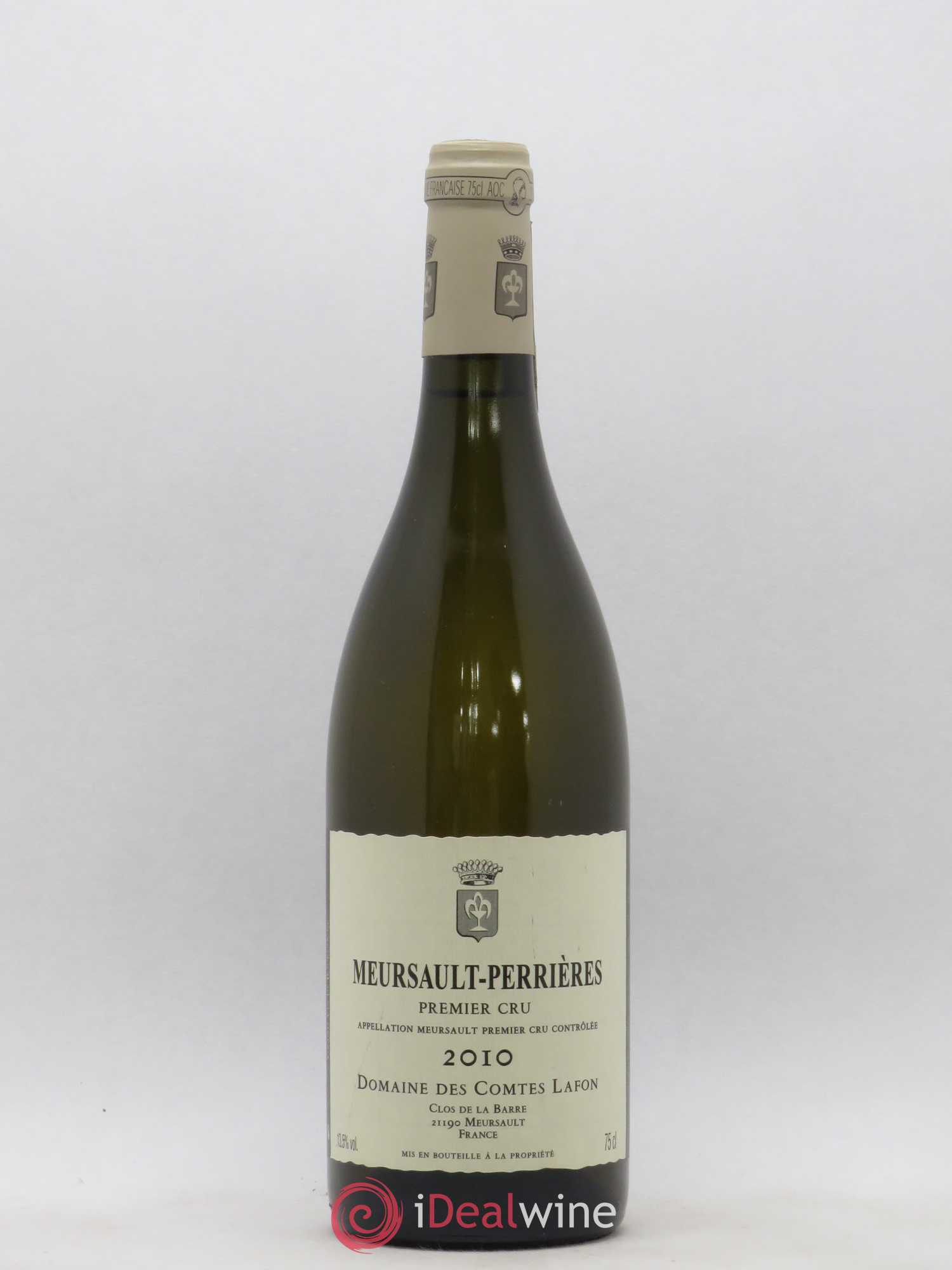 Meursault 1er Cru Perrières Comtes Lafon (Domaine des) 2010 - Lot de 1 bouteille - 0