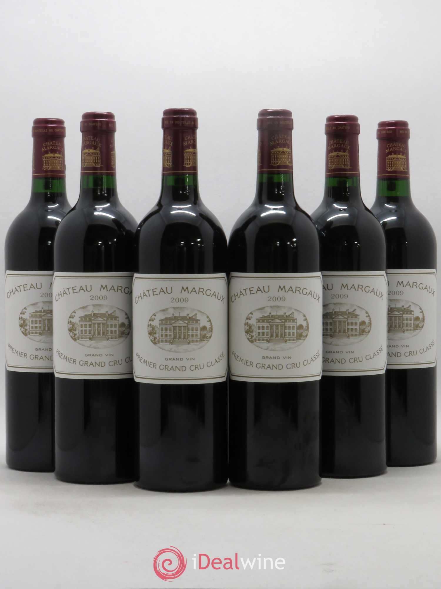 Château Margaux 1er Grand Cru Classé 2009 - Lot de 6 bouteilles - 0