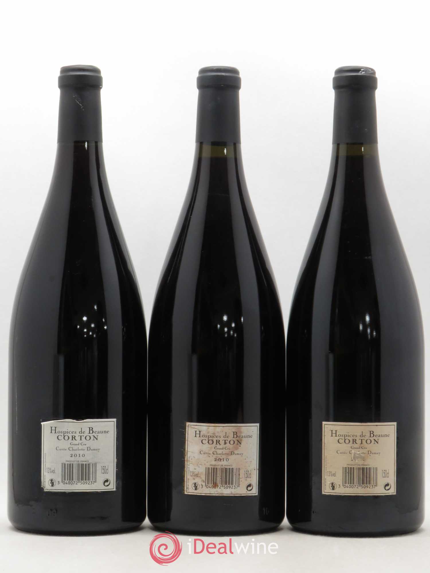Corton Grand Cru Cuvée Charlotte Dumay Patriarche Hospices de Beaune 2010 - Posten von 3 Magnum - 1