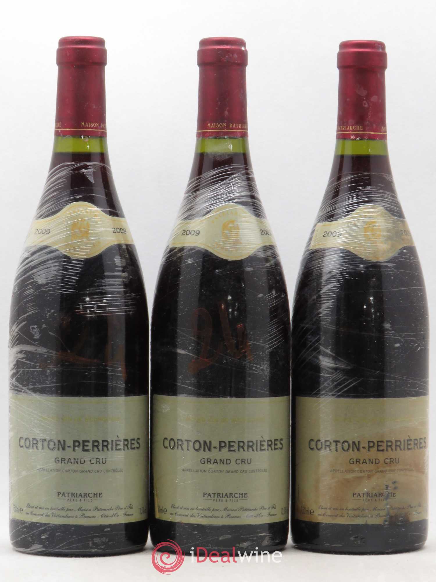 Corton Grand Cru Perrières Patriarche 2009 - Lot de 3 bouteilles - 0