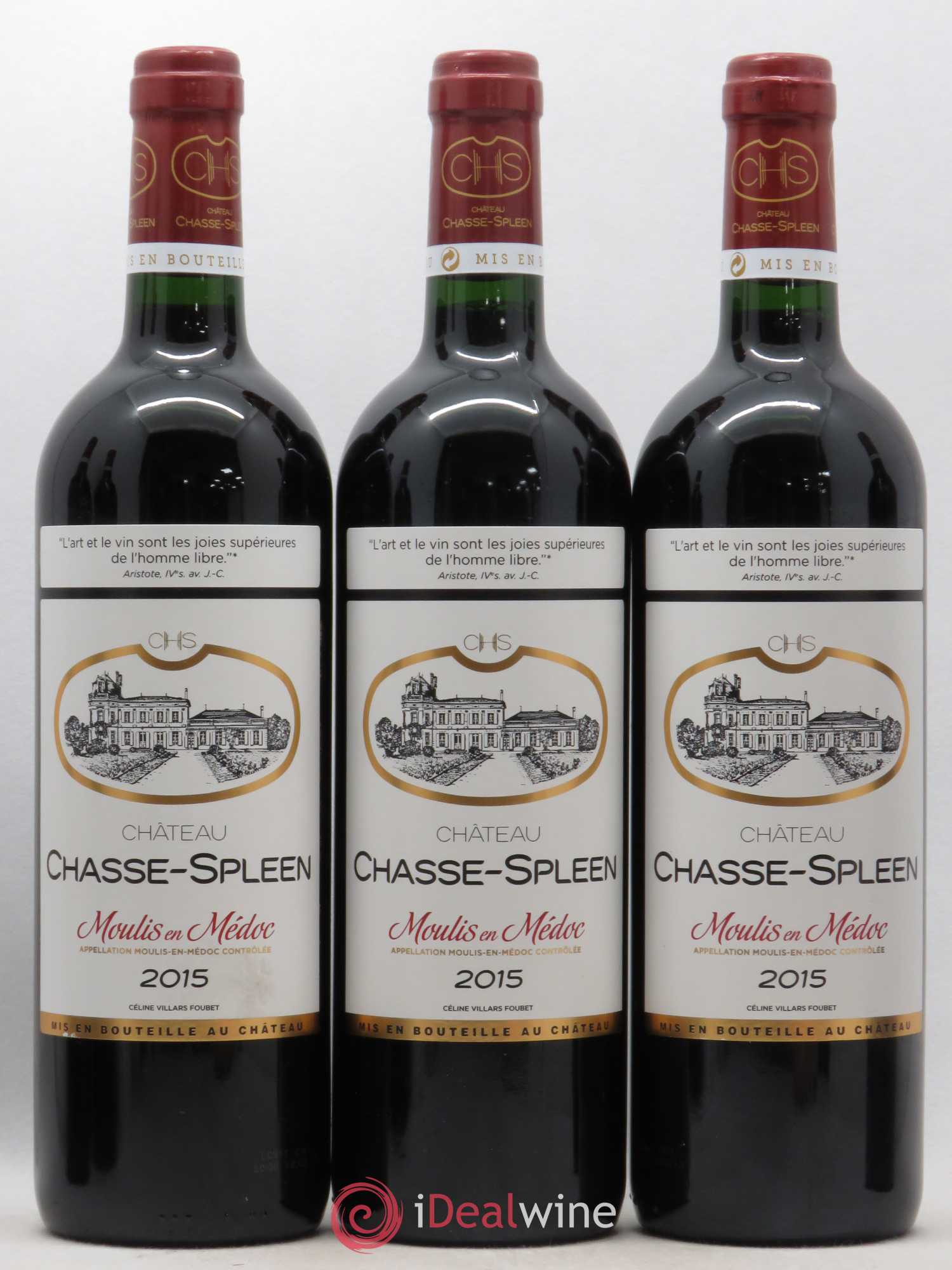 Château Chasse Spleen 2015 - Lot de 6 bouteilles - 2
