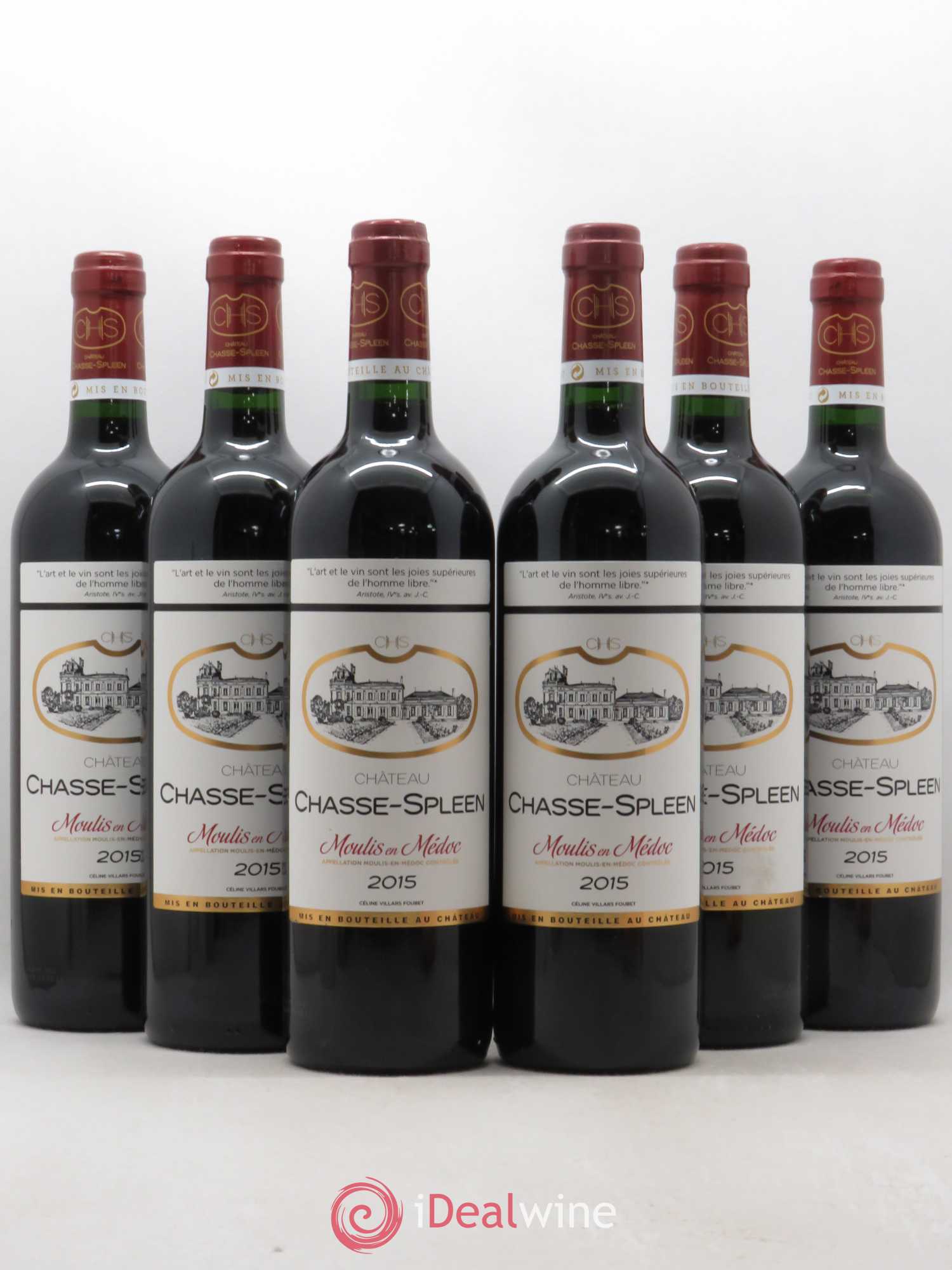 Château Chasse Spleen 2015 - Lot de 6 bouteilles - 0