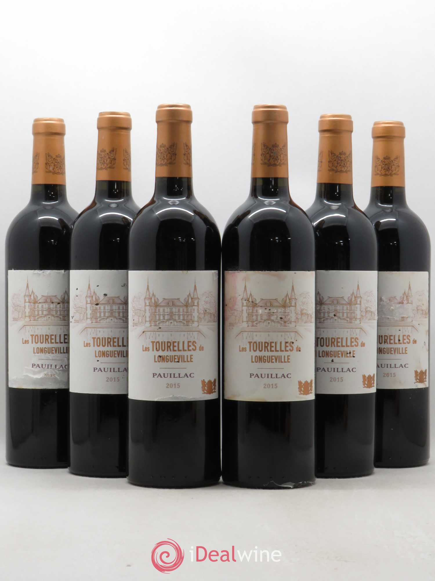 Les Tourelles de Longueville Second Vin 2015 - Lot de 6 bouteilles - 0